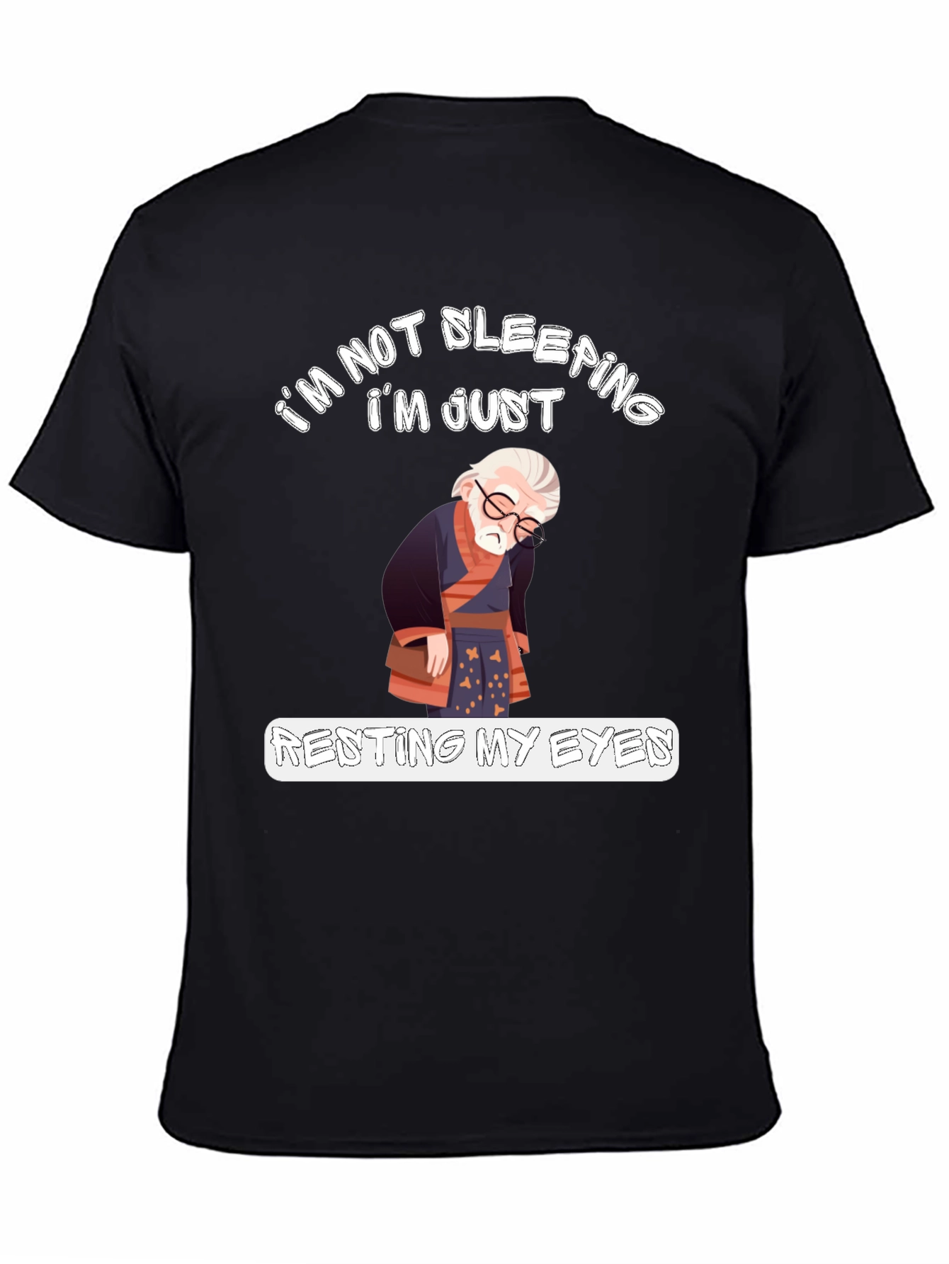 Black Renting My Eyes Graphic Tee view 4