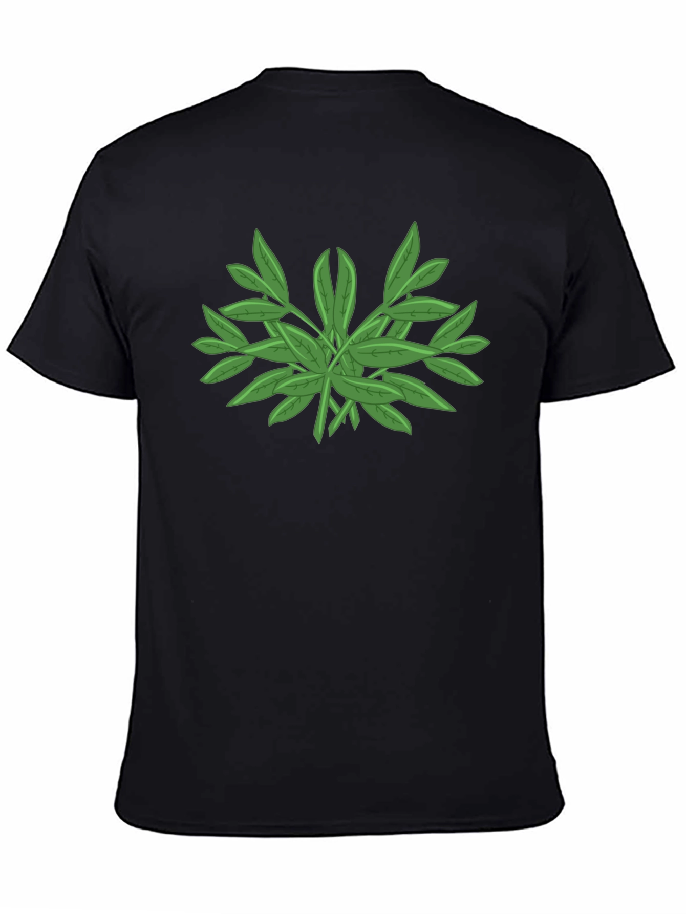 Black Olive Branch Graphic T-Shirt view 4
