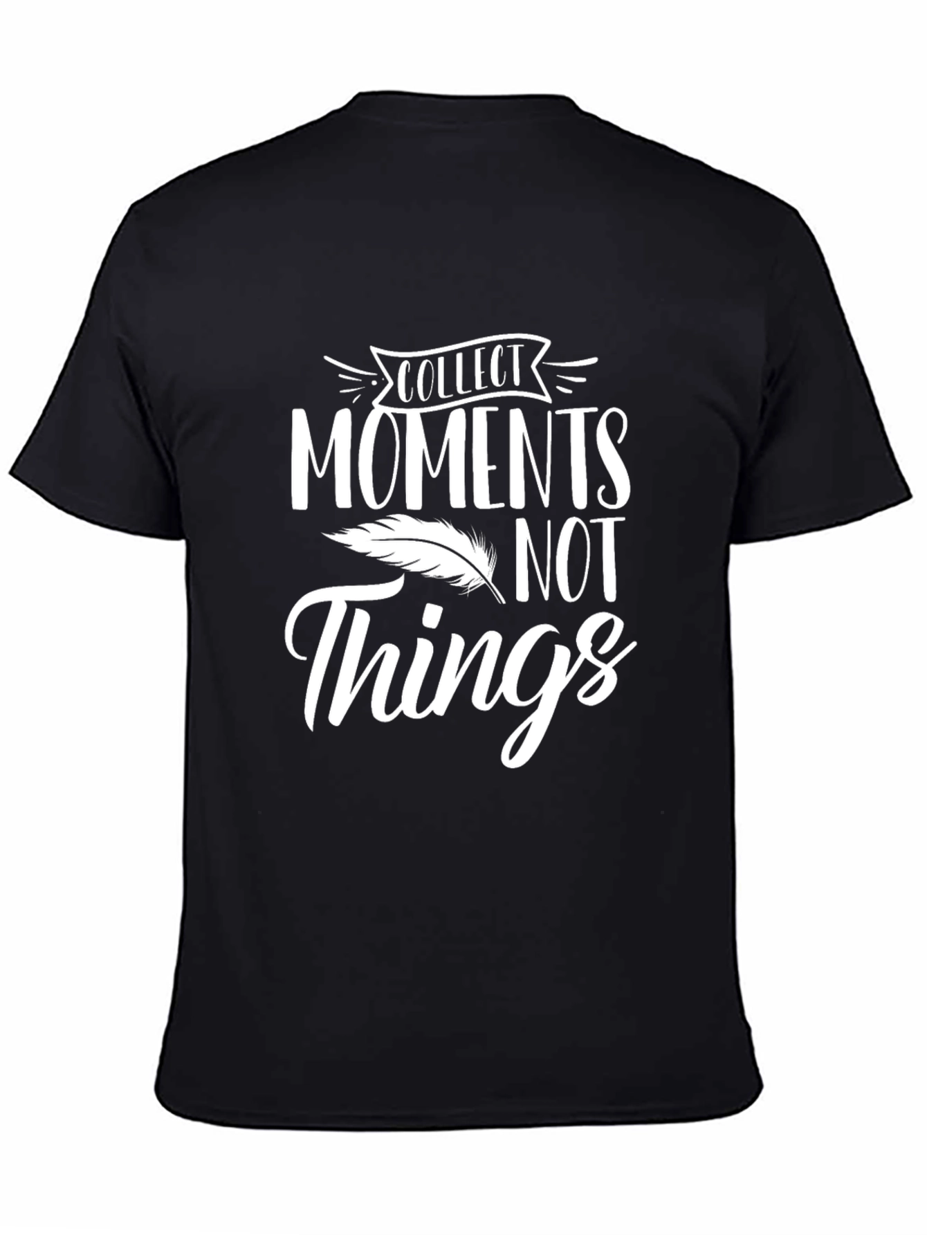 Black Collect Moments Graphic Tee - Black view 4