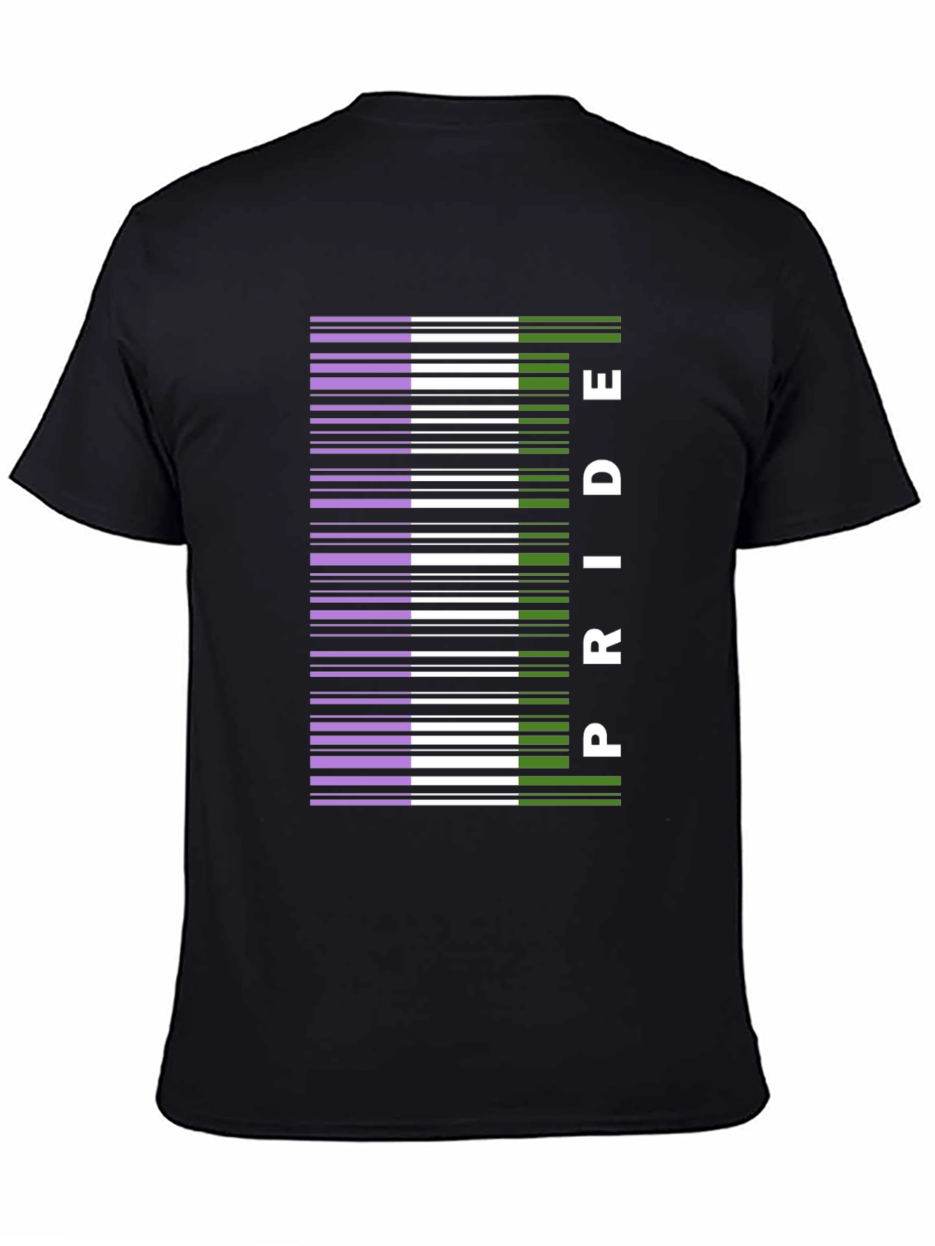 Pride Barcode Graphic Tee - Black - 4