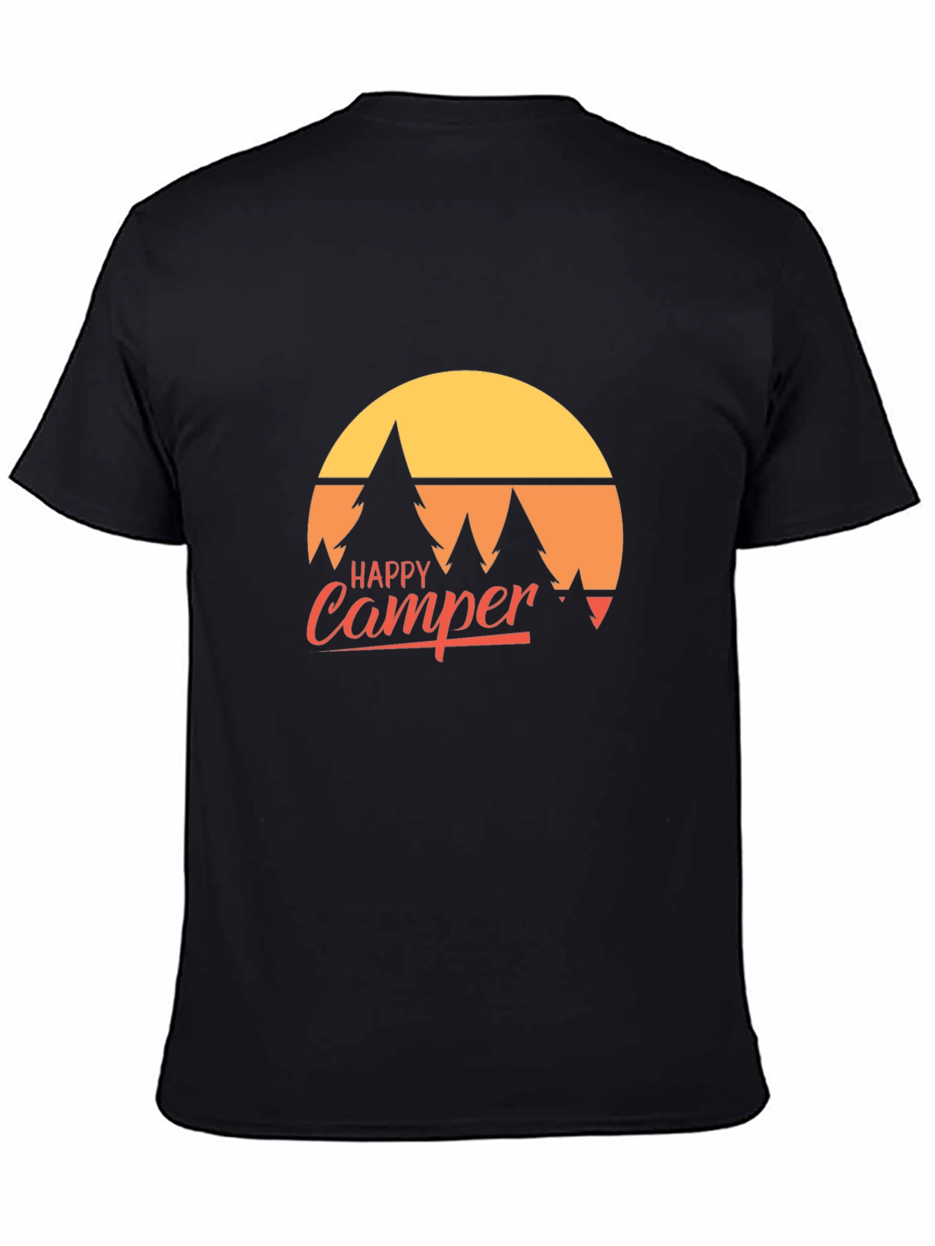 Black Happy Camper Graphic Tee - Adventure Awaits! view 4
