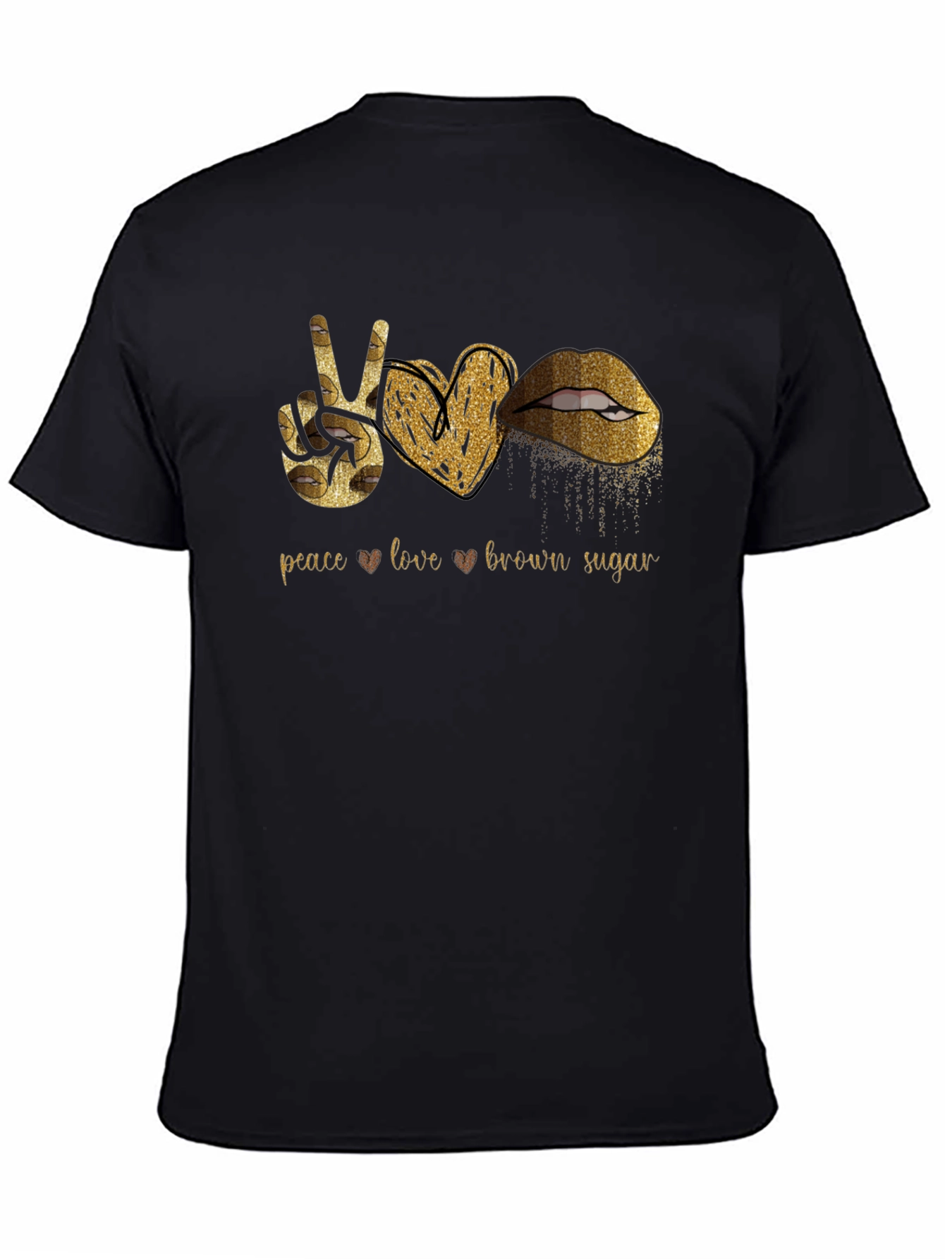 Black Peace Love Brown Sugar Graphic Tee view 4