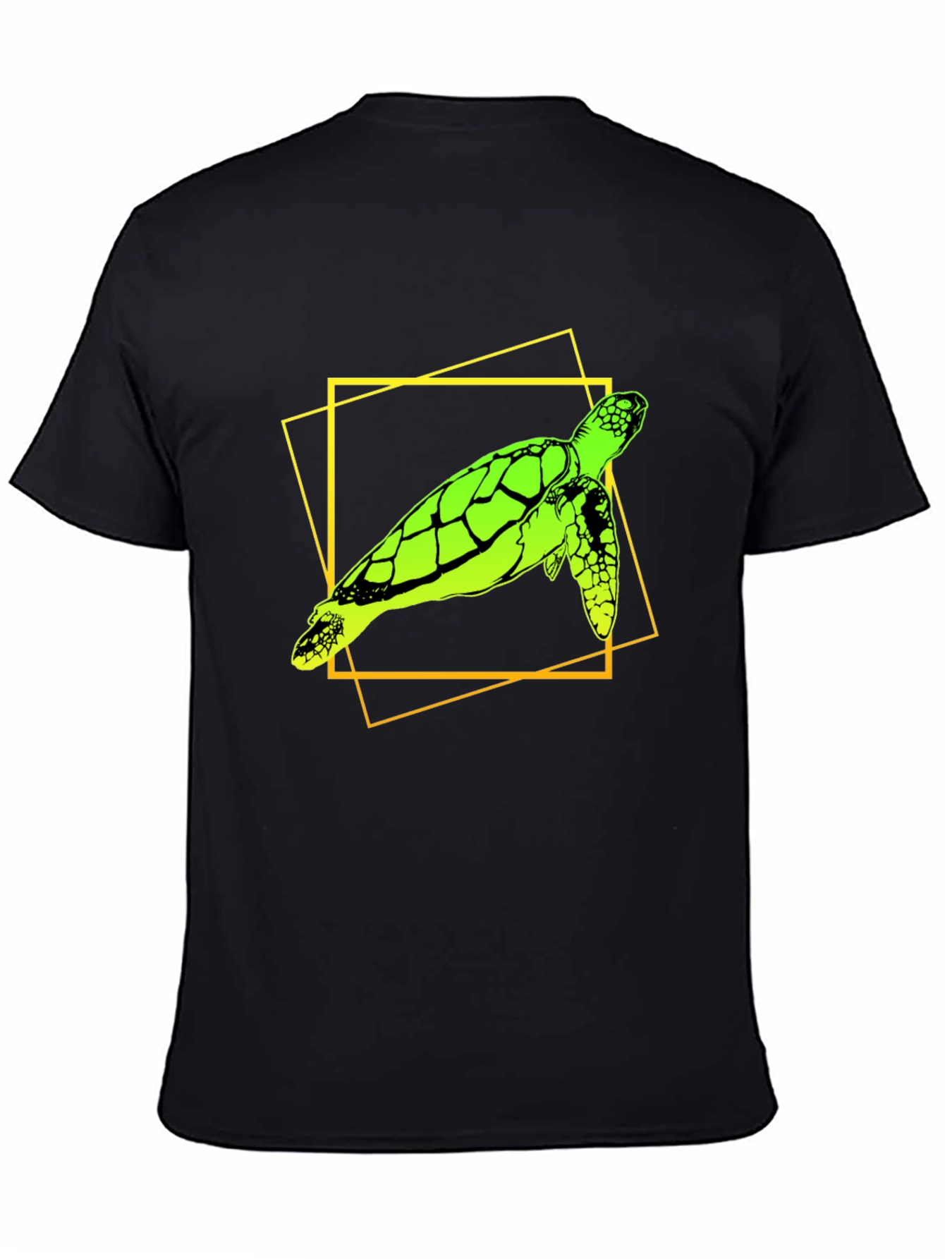 Black Turtle Graphic Tee - Black view 4