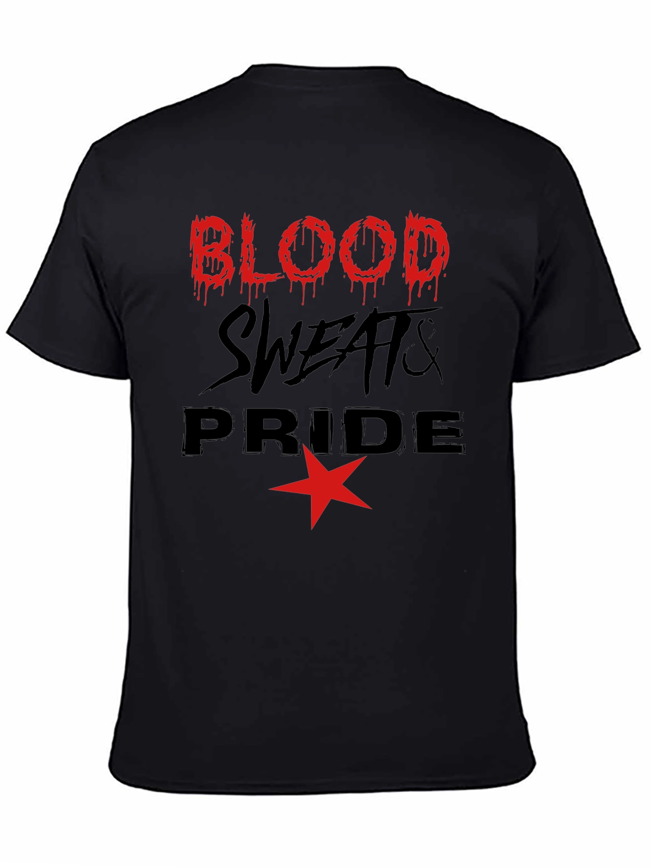 Black Blood Sweats & Pride Graphic Tee view 4