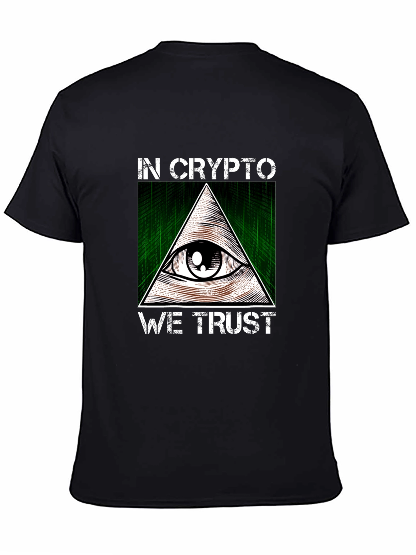 Black In Crypto We Trust Graphic T-Shirt view 4