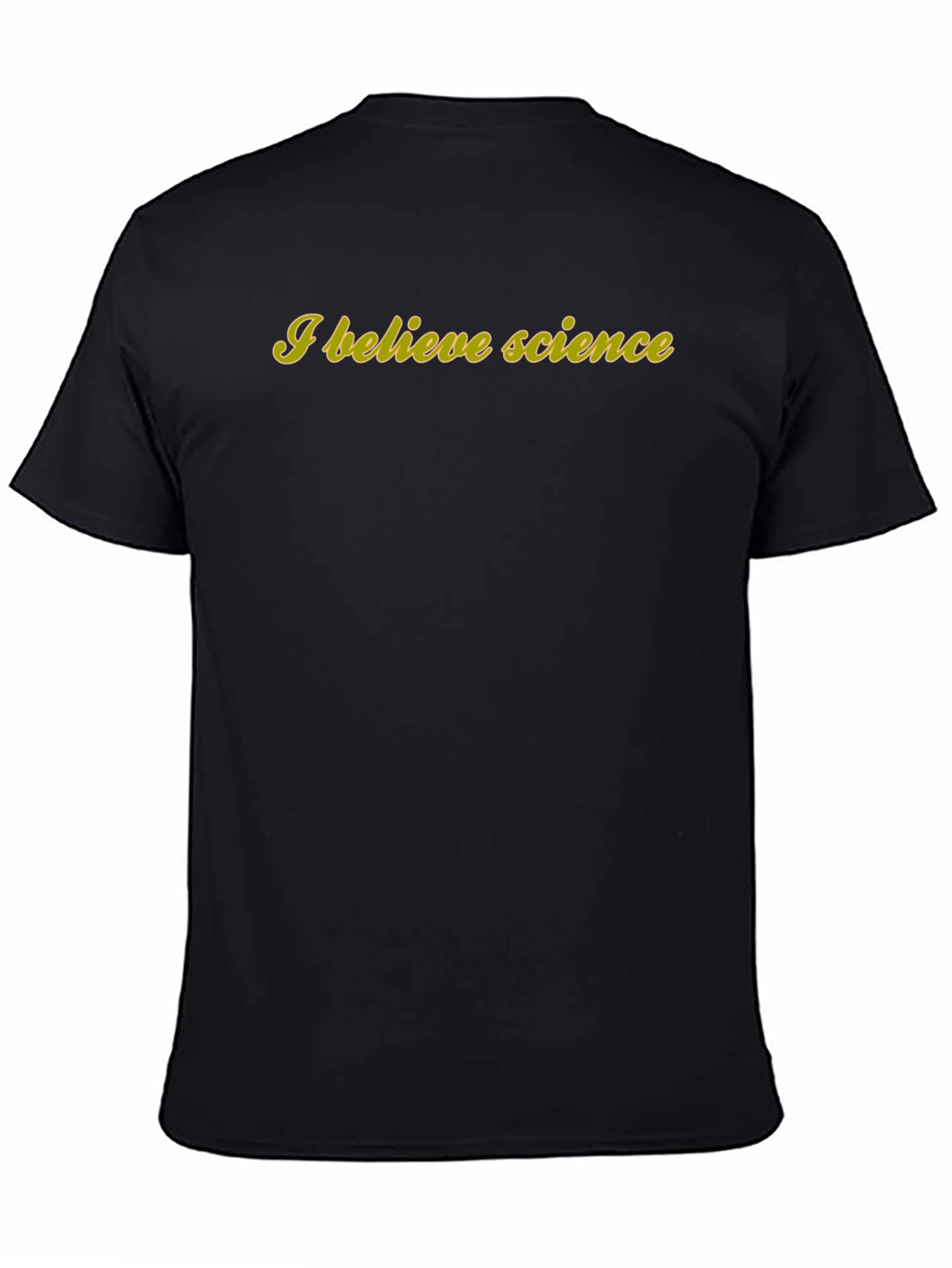 Black I Believe Science - Graphic T-Shirt view 4