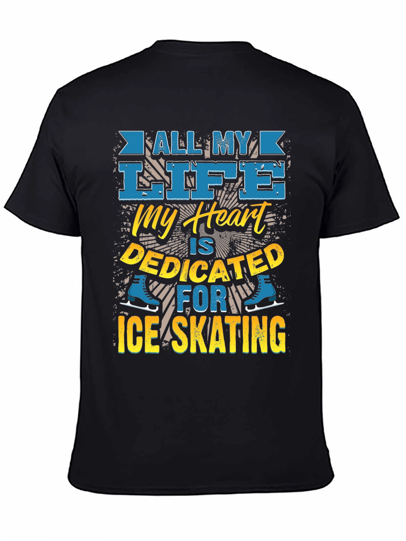 Ice Skating Devotion Graphic Tee - All My Life - 4