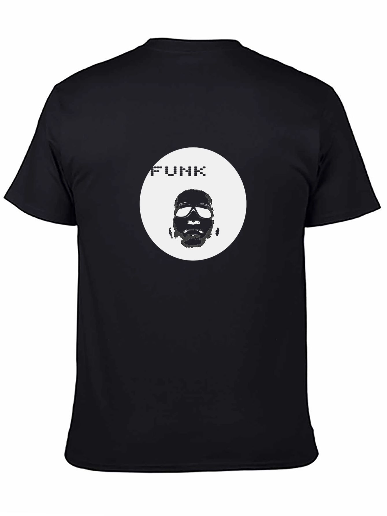 Black Funk Graphic Print Black T-Shirt view 4