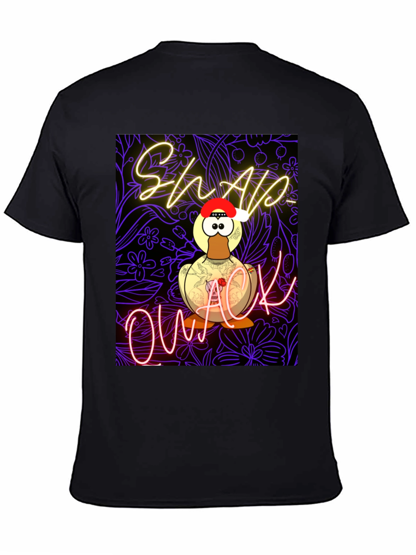 Black Shlap Owack Novelty T-Shirt view 4