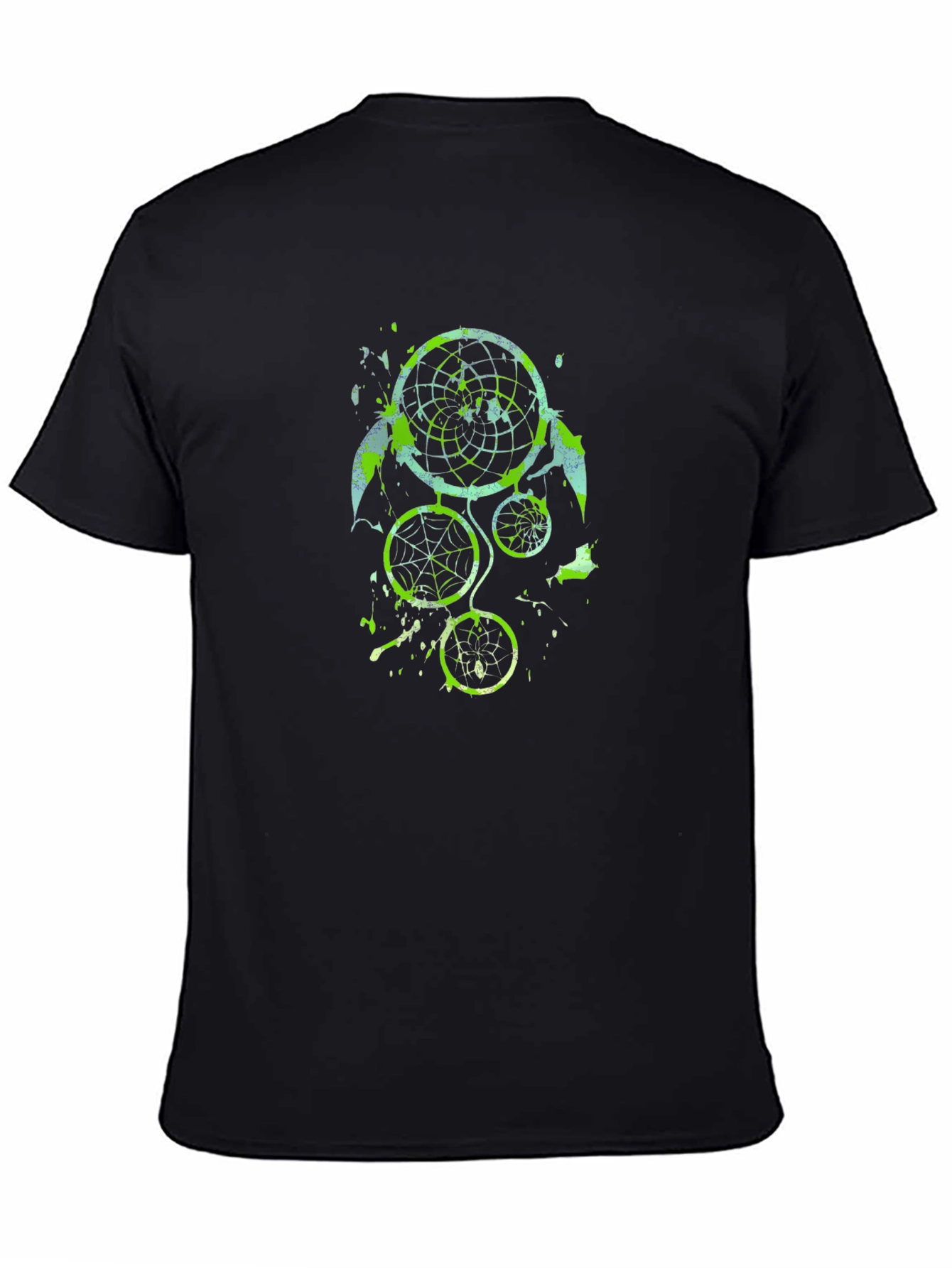 Black Dreamcatcher Graphic Black Tee view 4