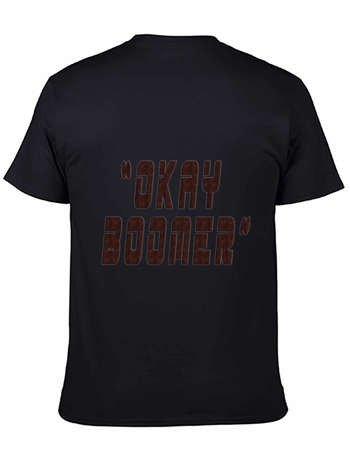 Black Okay Boomer T-Shirt - Novelty Graphic Tee view 4