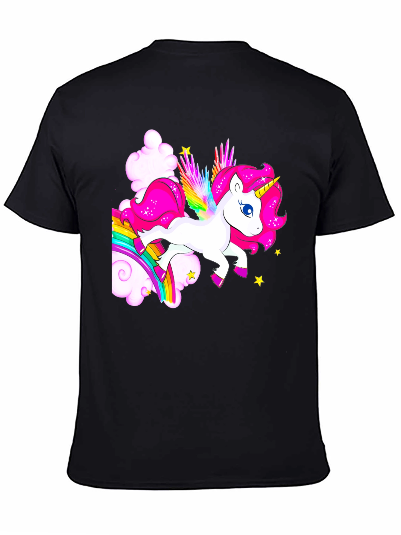 Rainbow Unicorn Graphic T-Shirt - 4