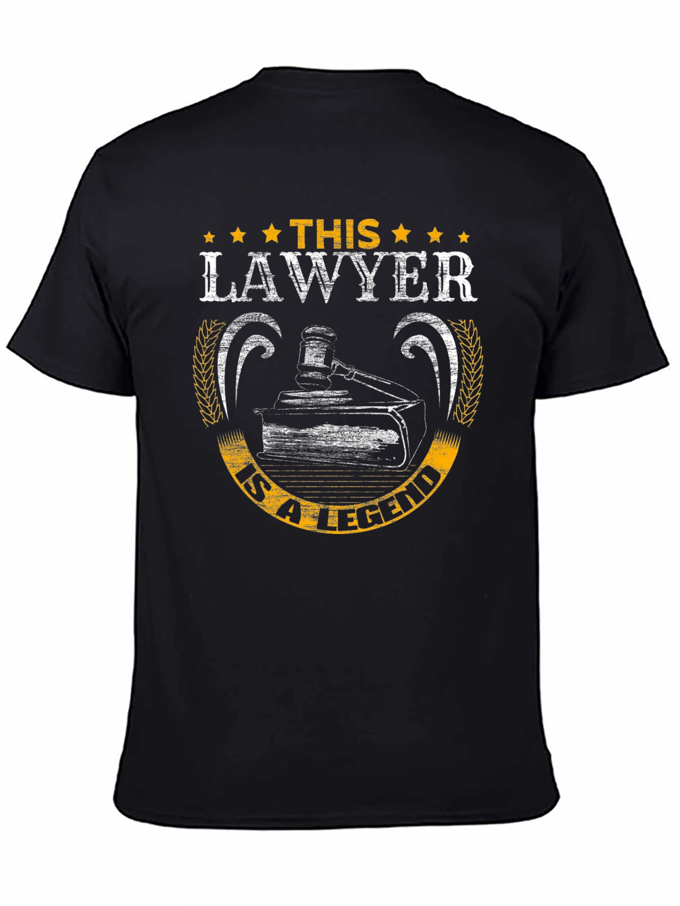 Black Lawyer Legend Graphic Tee view 4