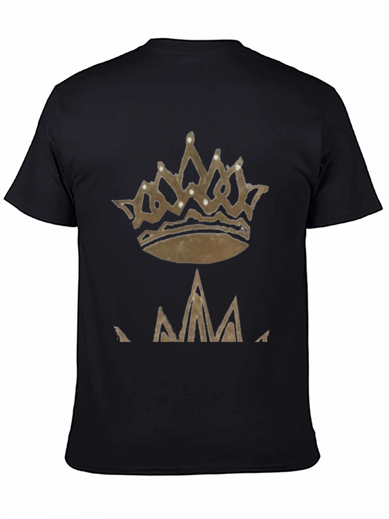 Black Crown Graphic Tee - Stylish Men's Casual Shirt view 4