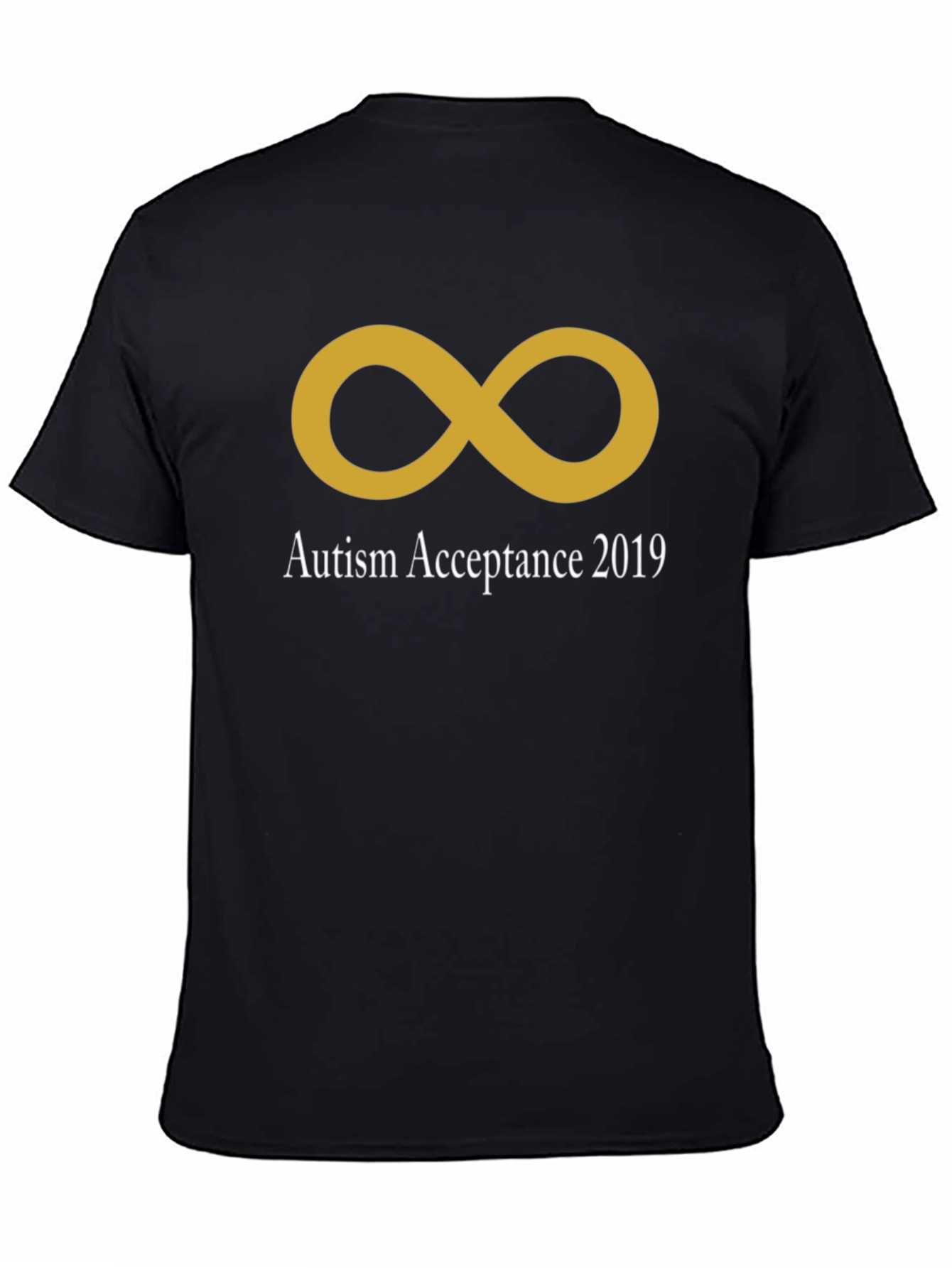Black Autism Acceptance 2019 Graphic T-Shirt view 4