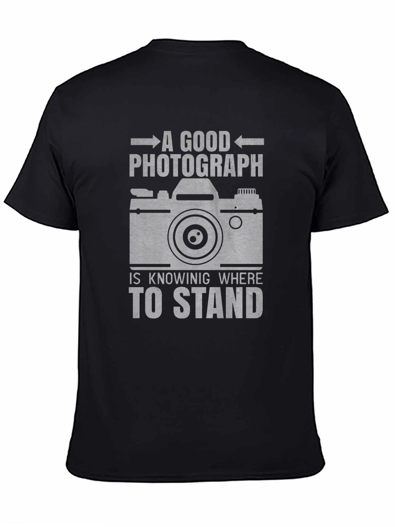 Black Photographer T-Shirt: A Good Photograph view 4