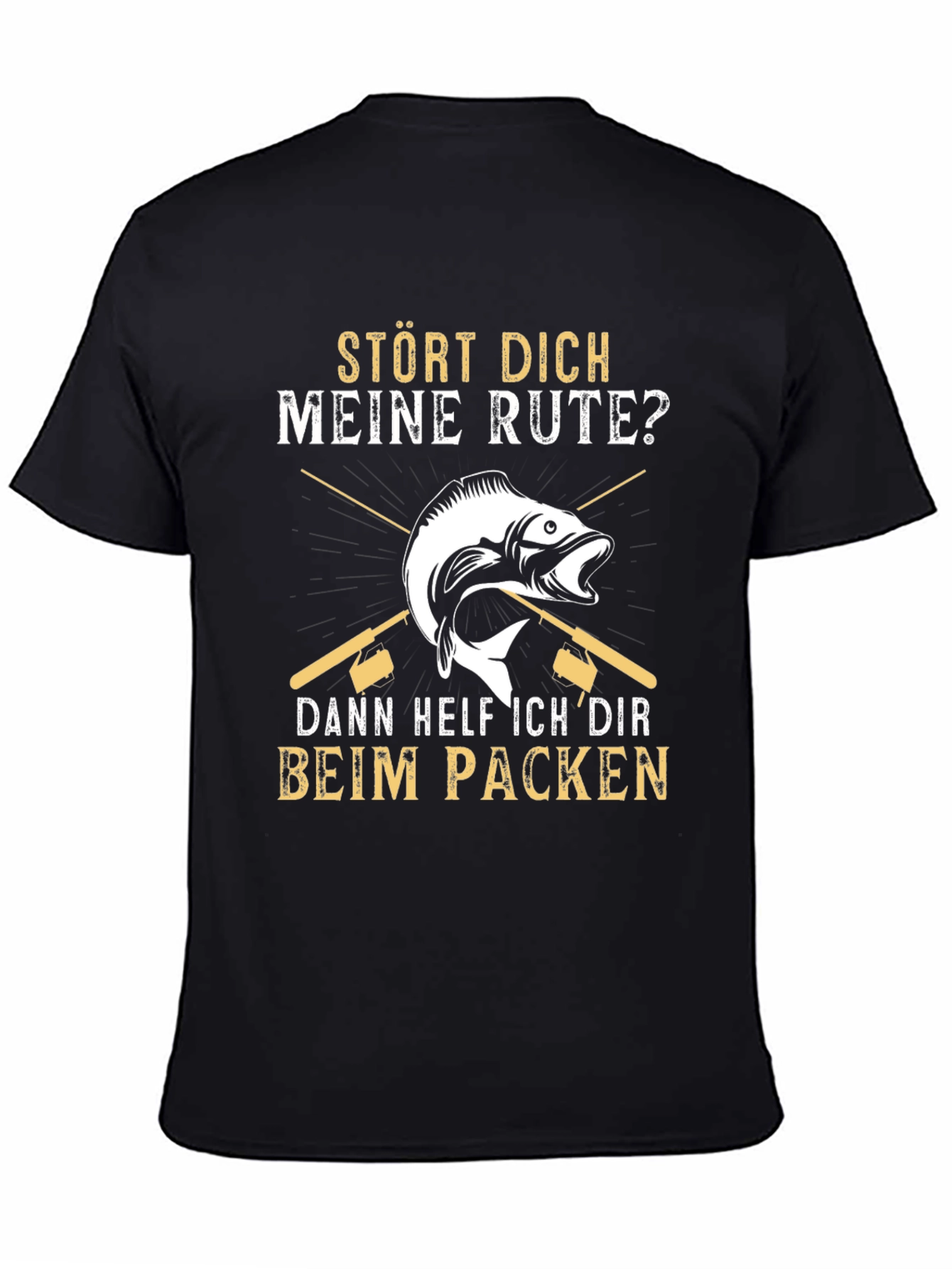 Funny Fishing T-Shirt - Stört Dich Meine Rute? - 4