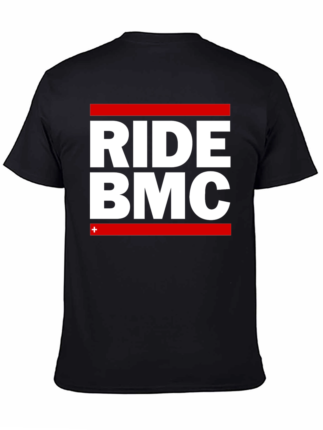 Black Ride BMC Graphic Tee - Black Cotton T-Shirt view 4
