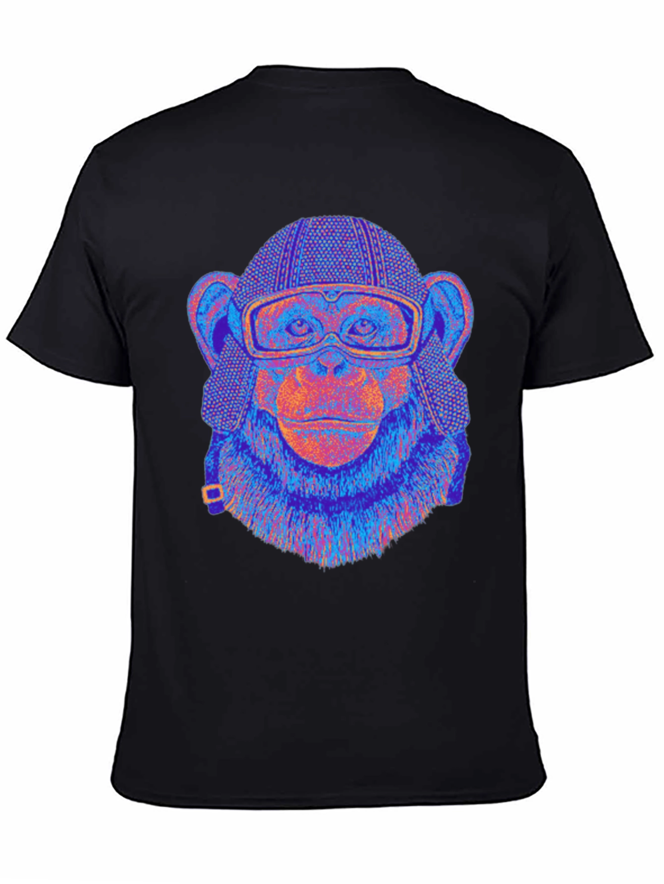 Black Monkey Pilot Graphic Tee - Retro Style view 4