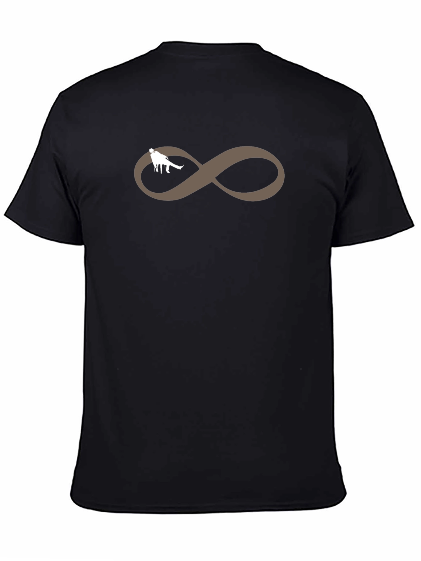 Black Infinity Wrestling Graphic Tee - Black view 4