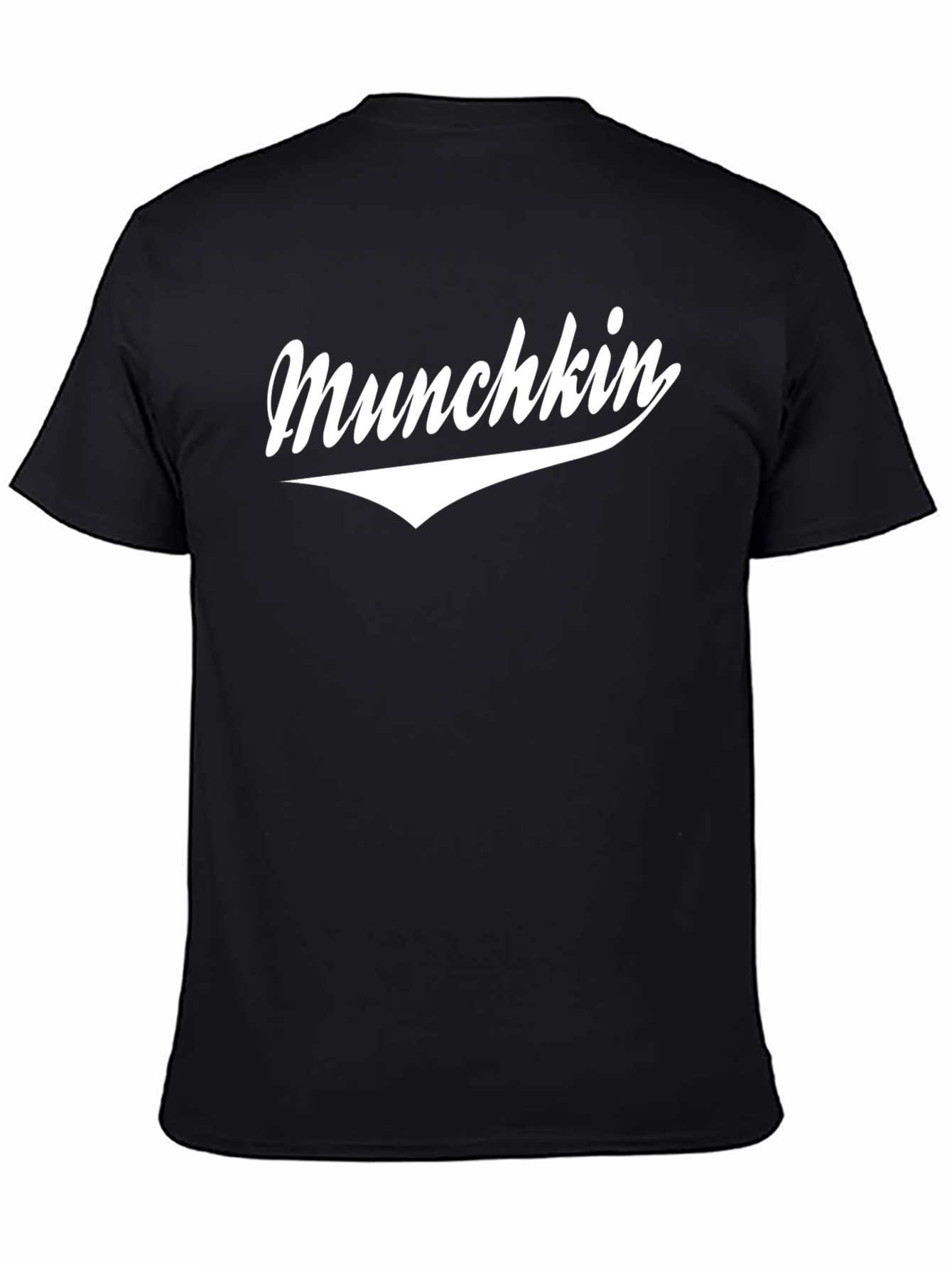 Black Munchkin Graphic Tee - Black Casual T-Shirt view 4