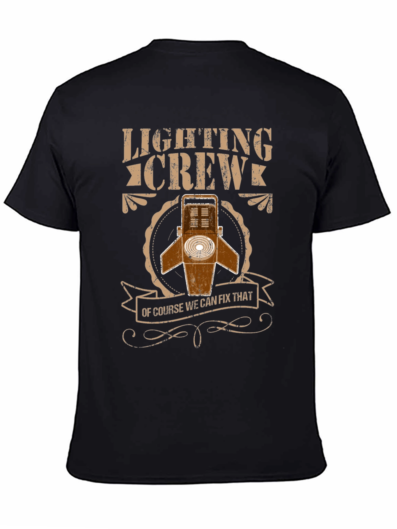 Black Lighting Crew T-Shirt - We Can Fix That view 4