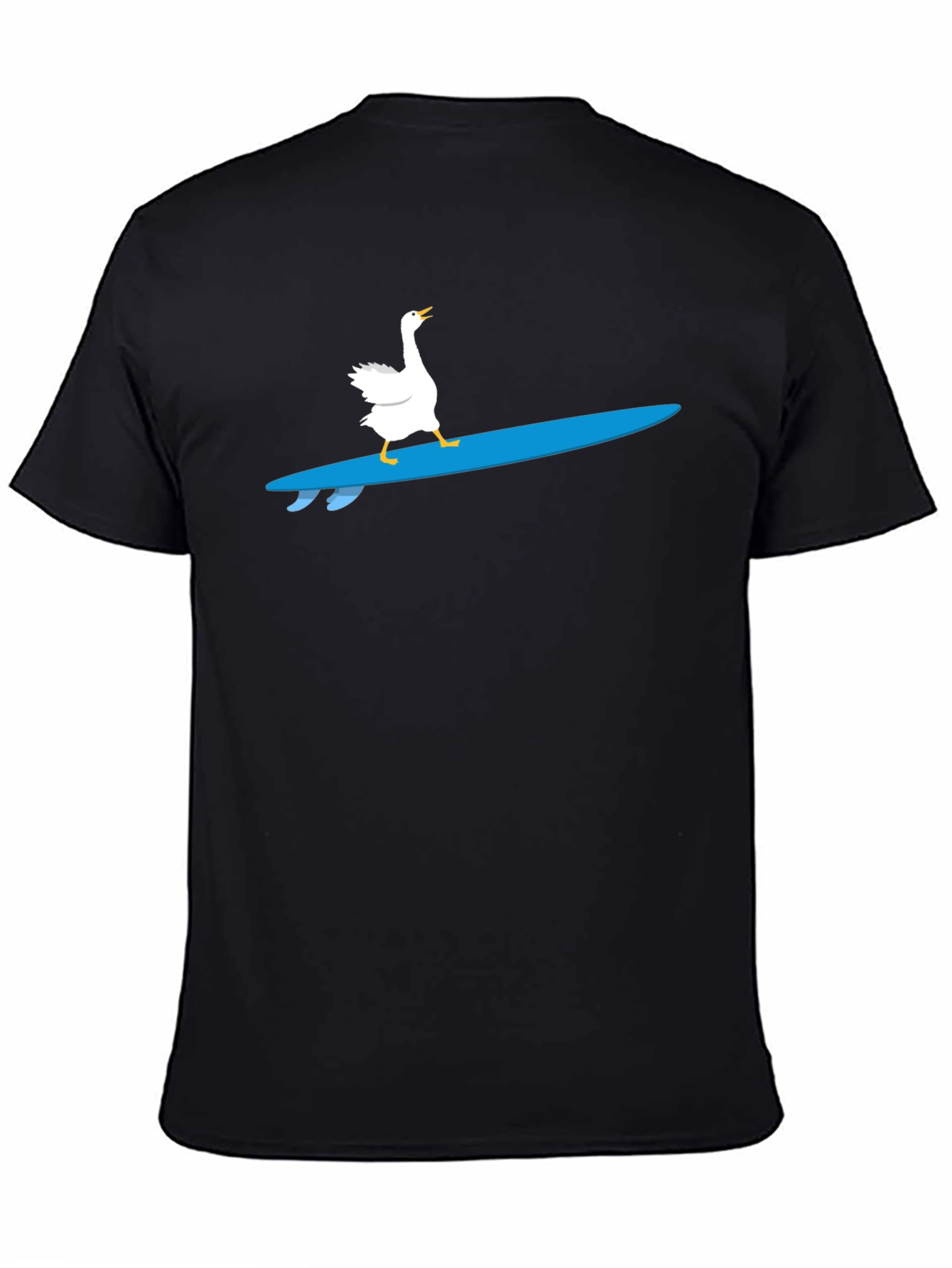 Black Goose Surfing T-Shirt - Cool Graphic Tee view 4