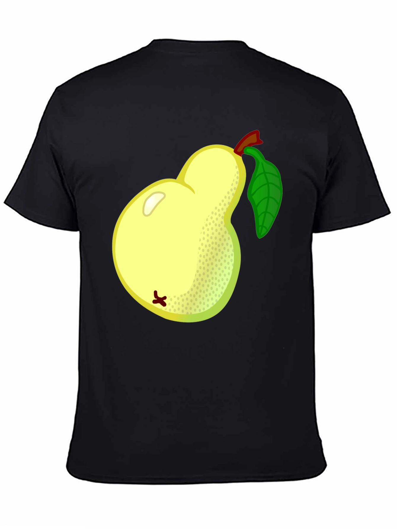 Black Pear Graphic Tee - Fruitful Style view 4