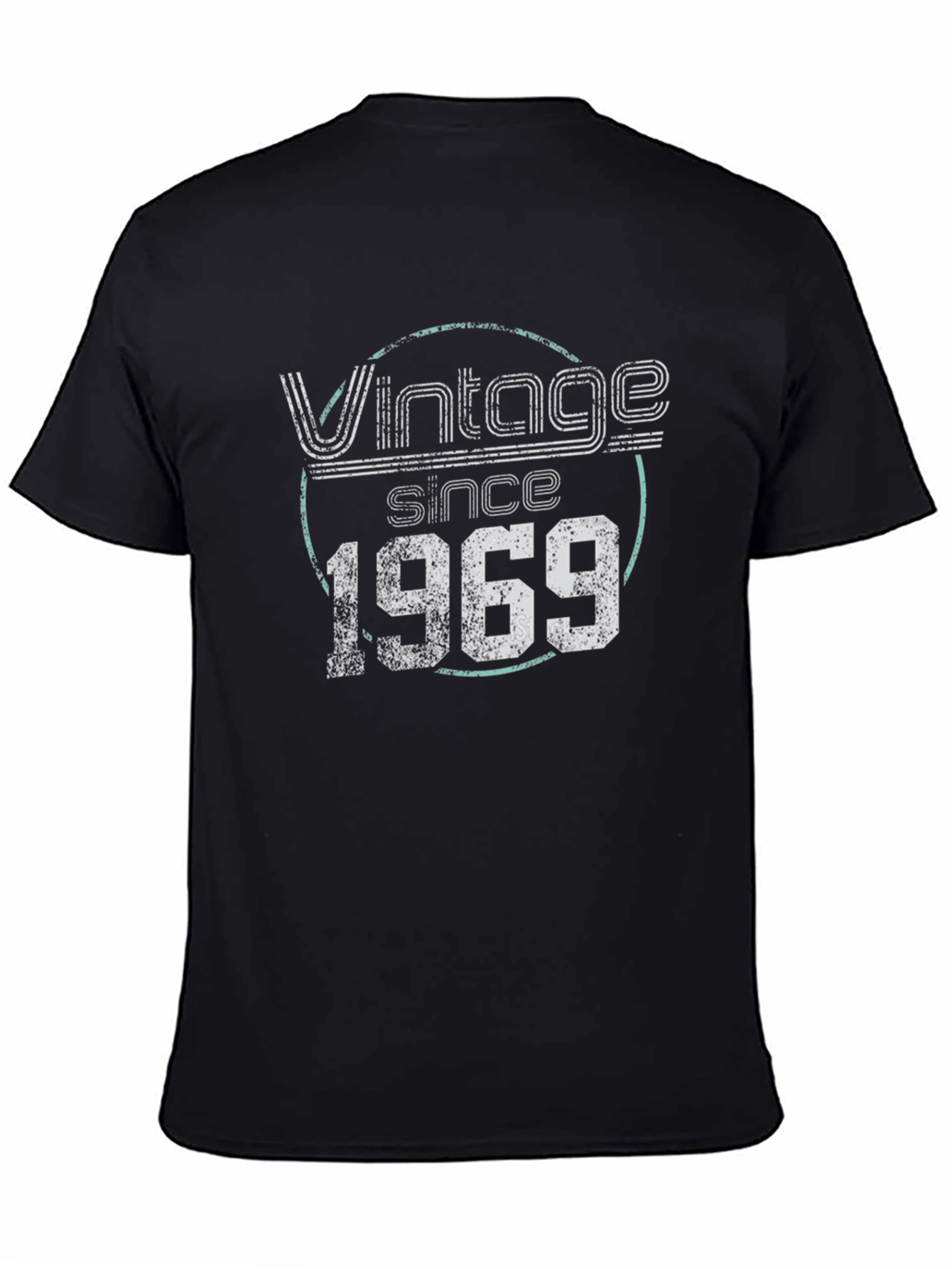 Black Vintage Since 1969 Graphic T-Shirt view 4