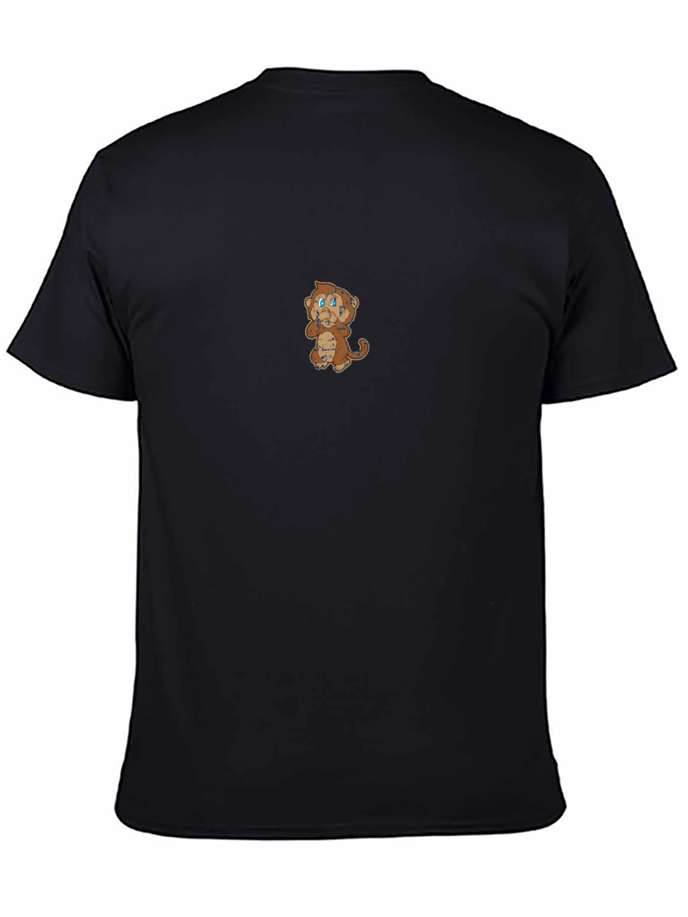 Black Monkey Graphic Black T-Shirt view 4
