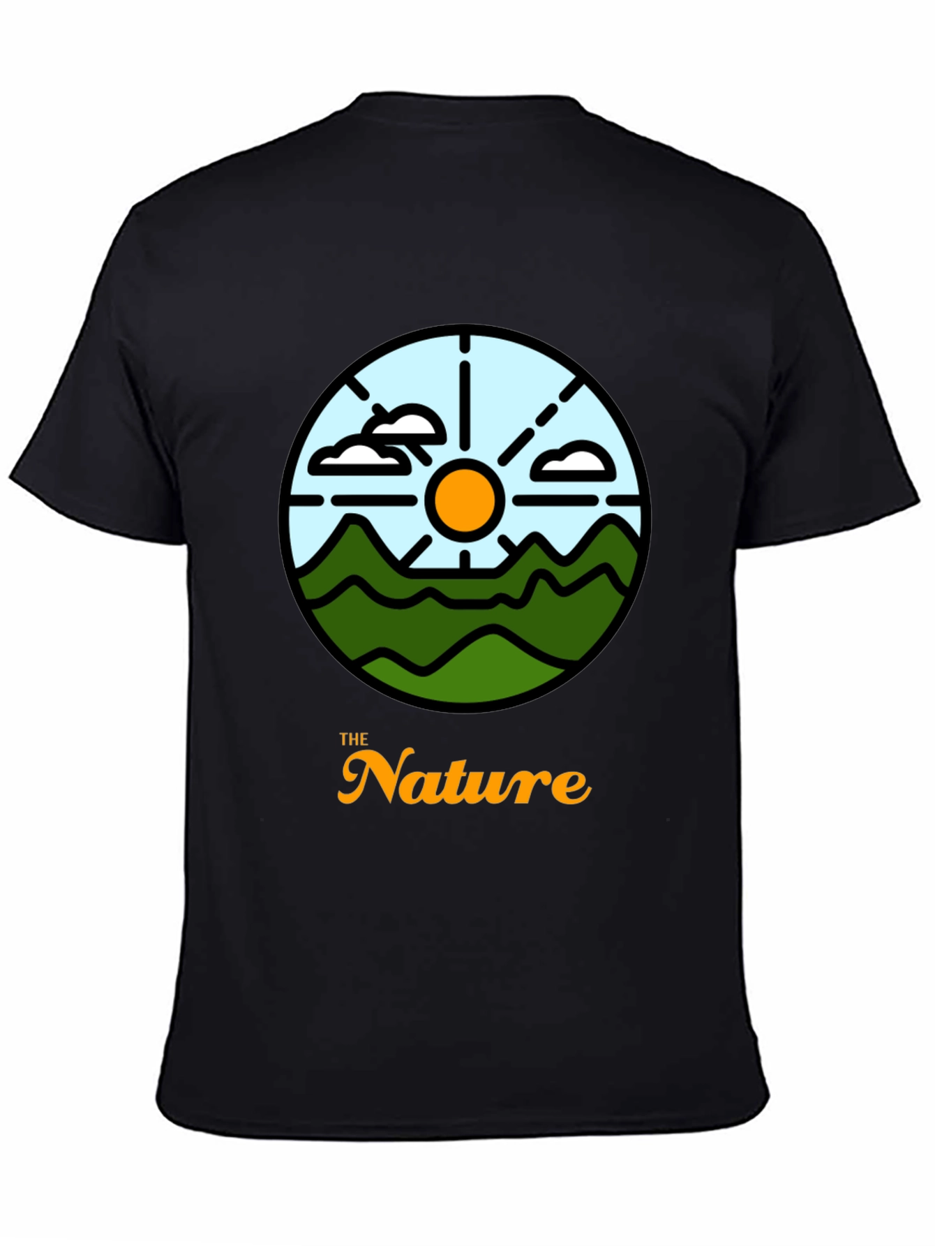 Black Nature Graphic Tee - Stylish Comfort view 4