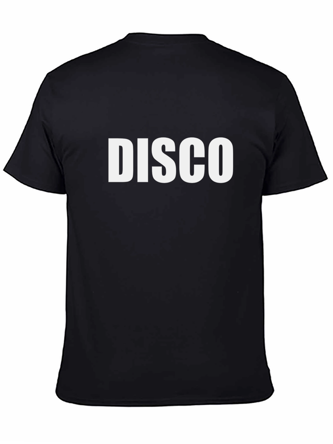 Black Men's Disco Graphic Tee - Black view 4