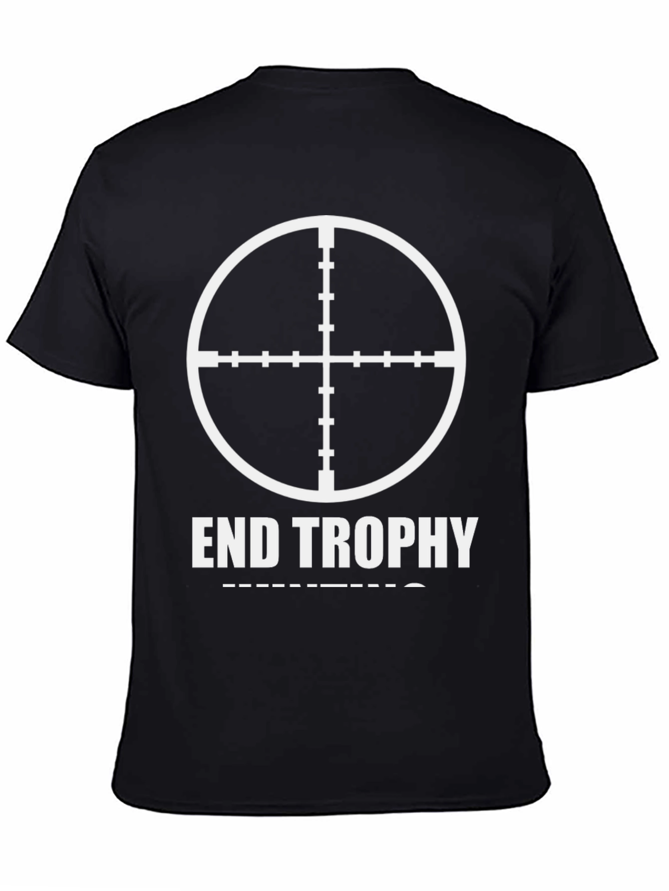 Black End Trophy Hunting Tee - Black Graphic T-Shirt view 4