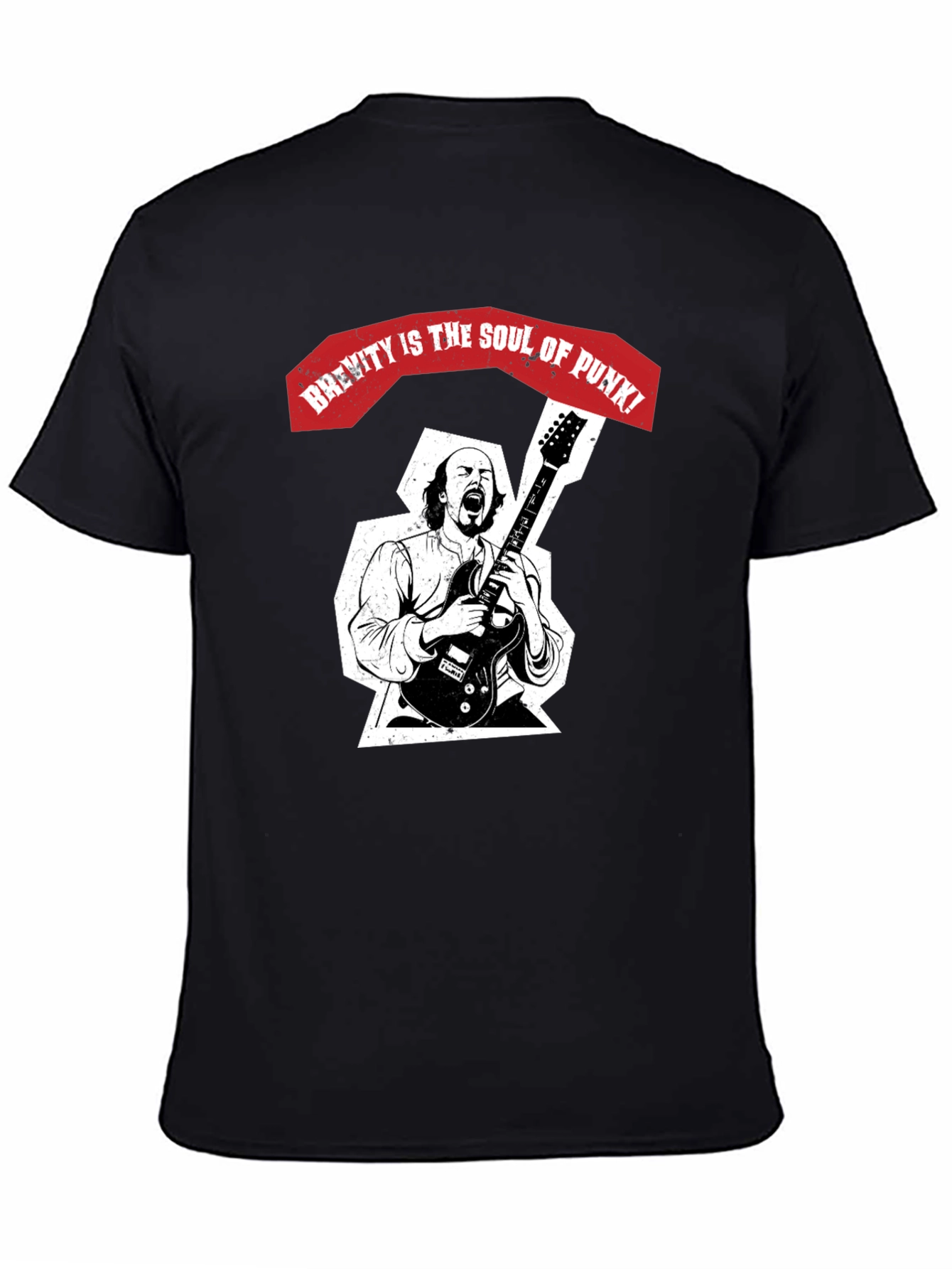 Black Brevity is the Soul of Punk T-Shirt view 4