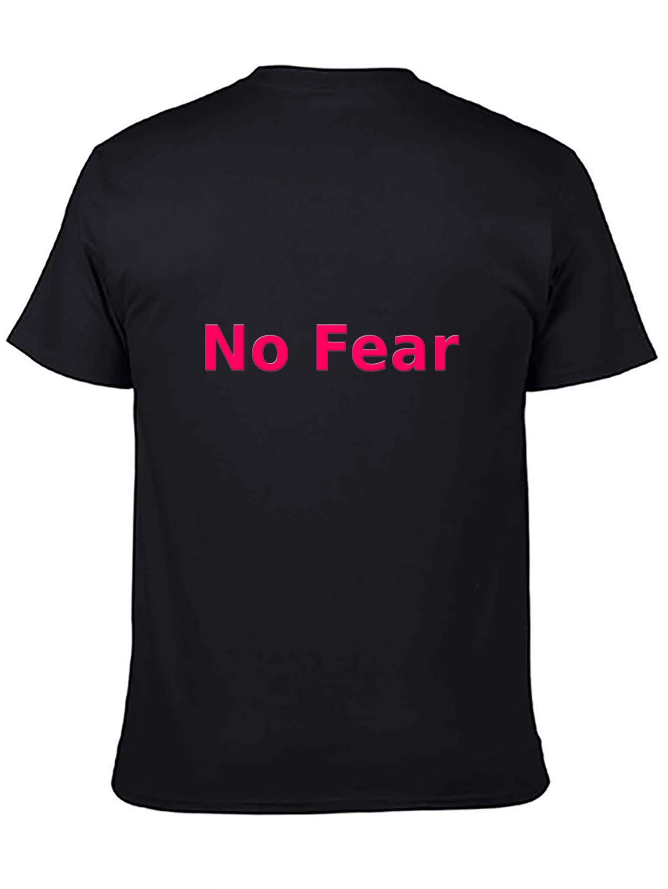 Black No Fear Black T-Shirt view 4