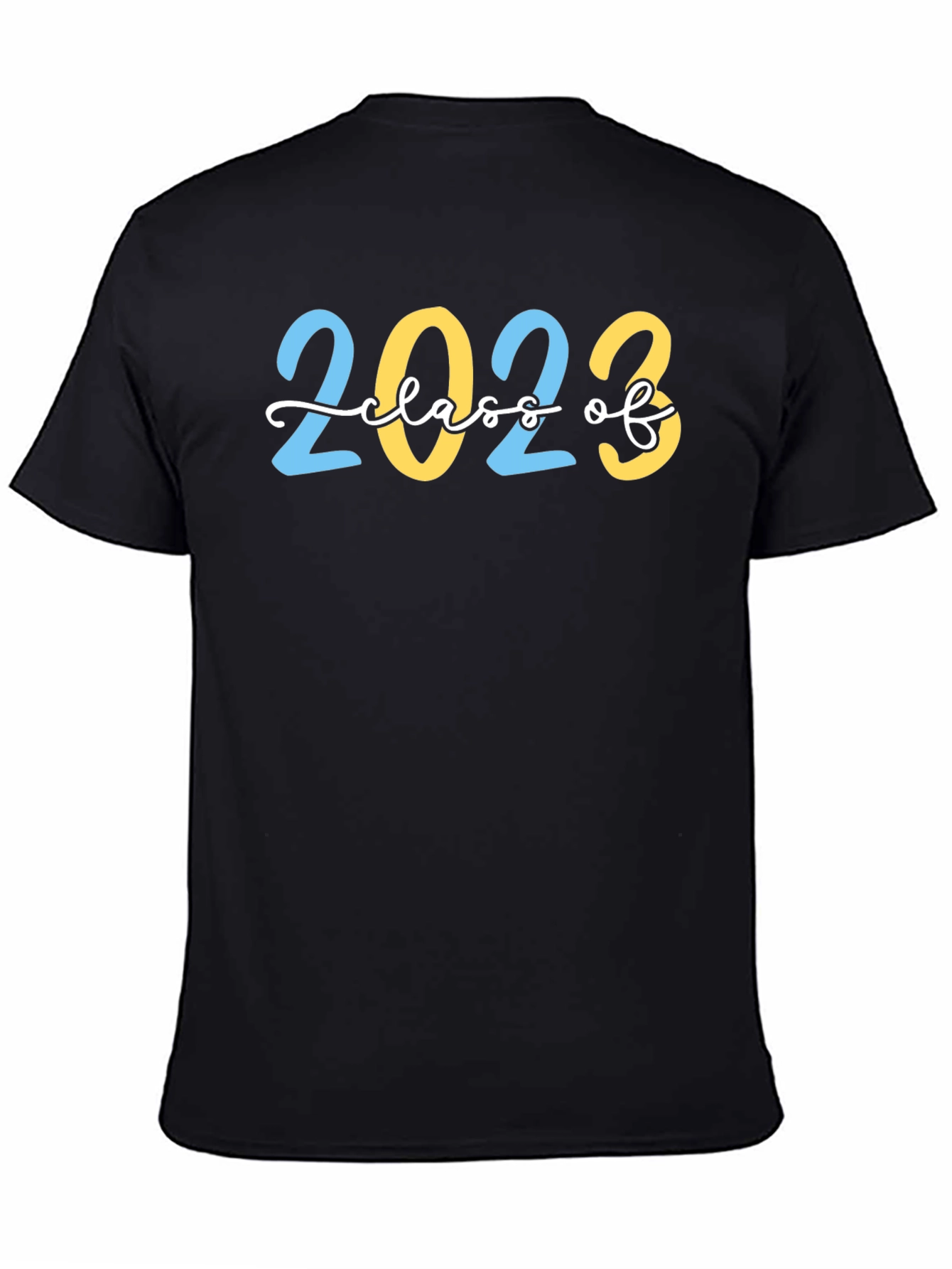 Black Class of 2023 T-Shirt Graduation Tee view 4