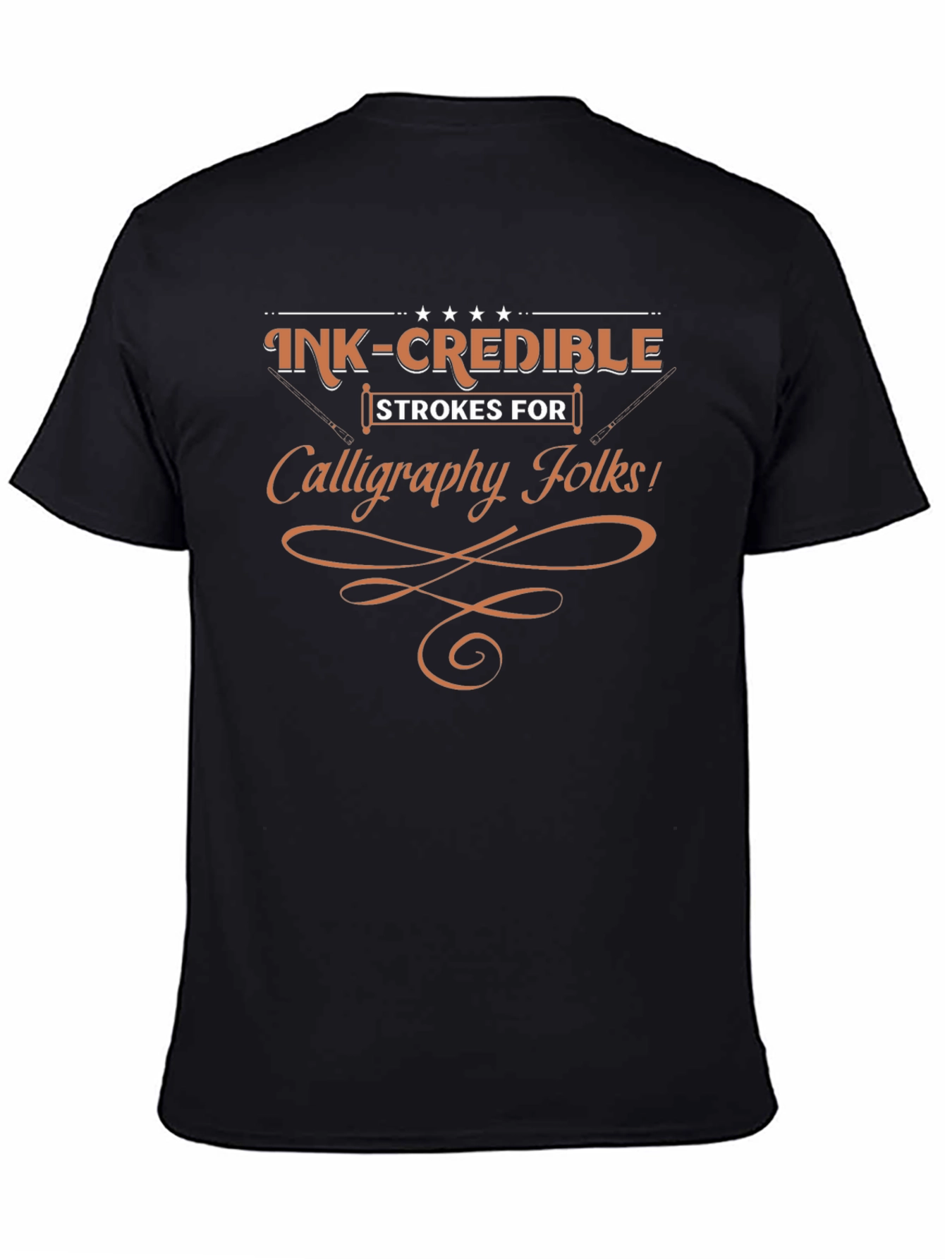 Black Ink-Credible Calligraphy T-Shirt view 4