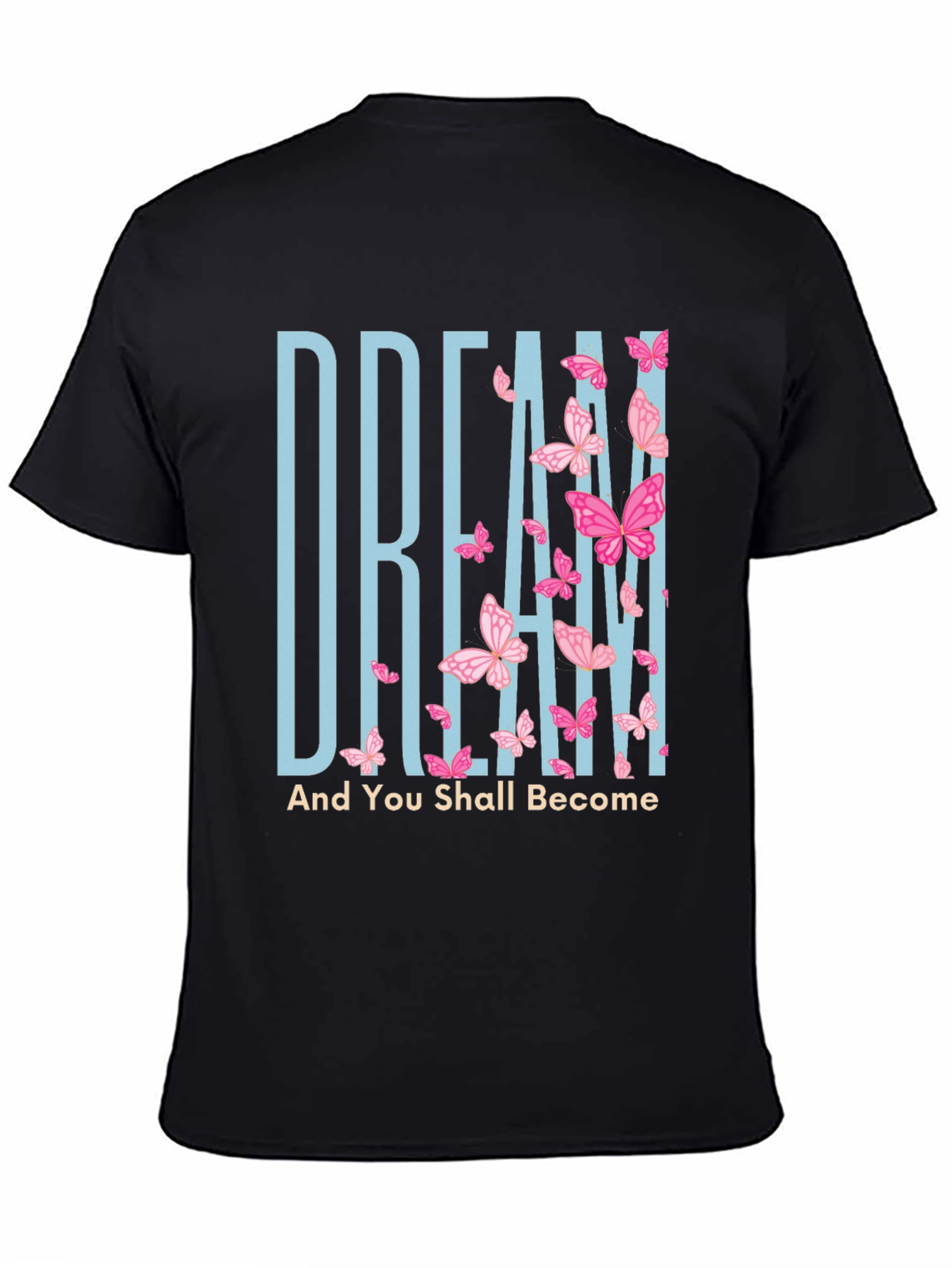 Black Dream Butterfly Graphic Tee view 4