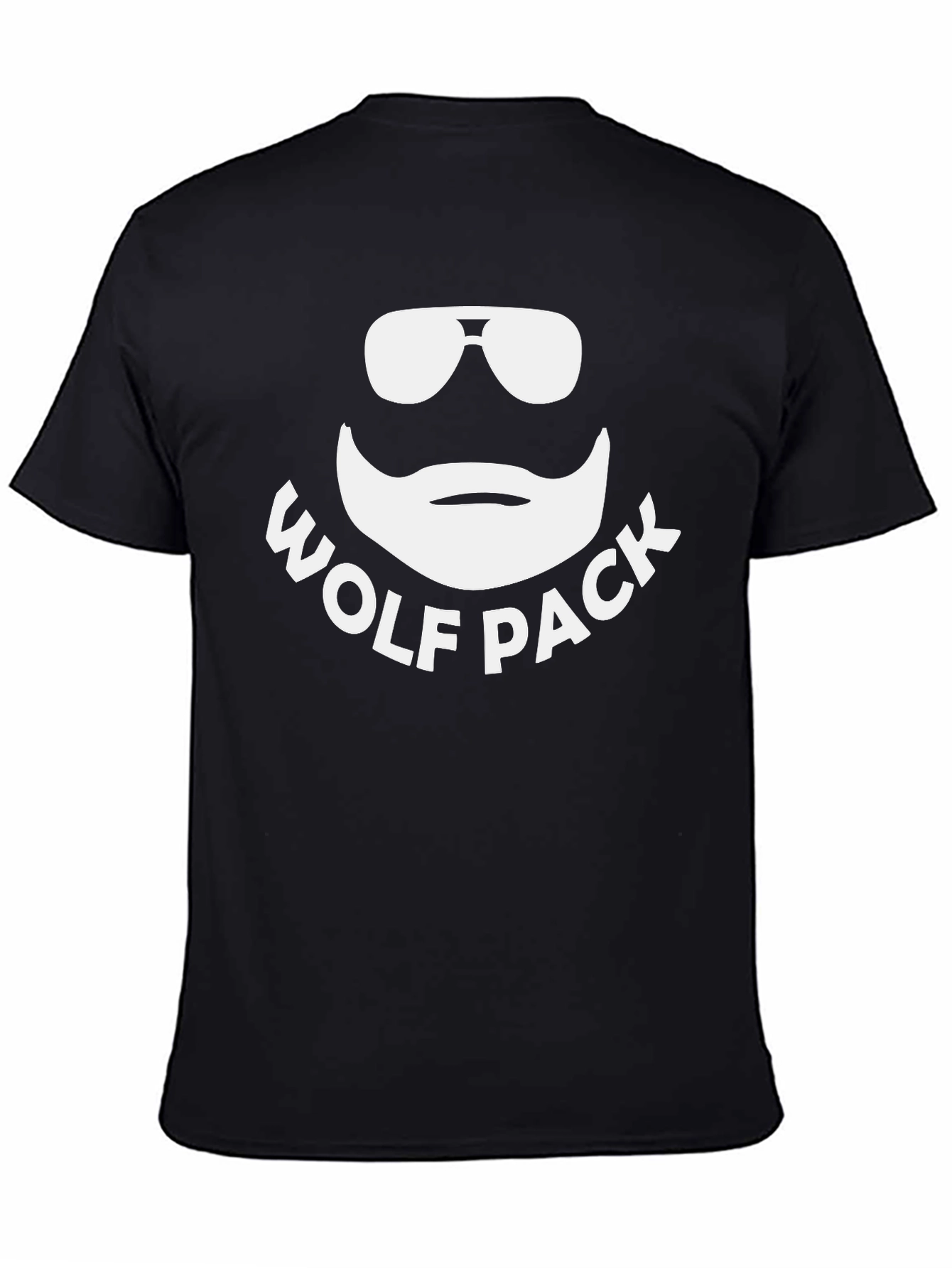 Black Wolf Pack Graphic Tee - Cool & Comfy view 4
