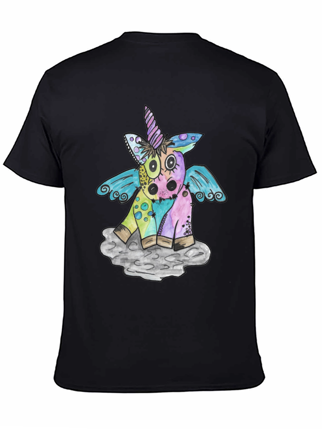 Whimsical Unicorn Graphic Tee - Unique & Fun - 4