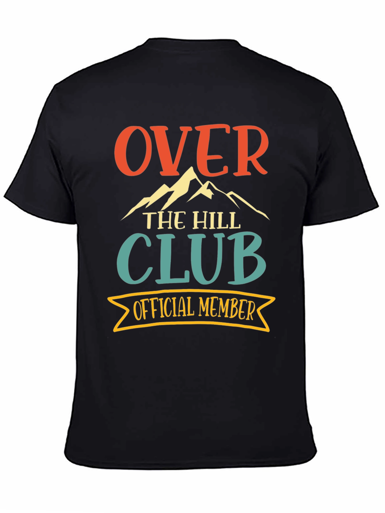 Black Over The Hill Club T-Shirt - Official Member view 4
