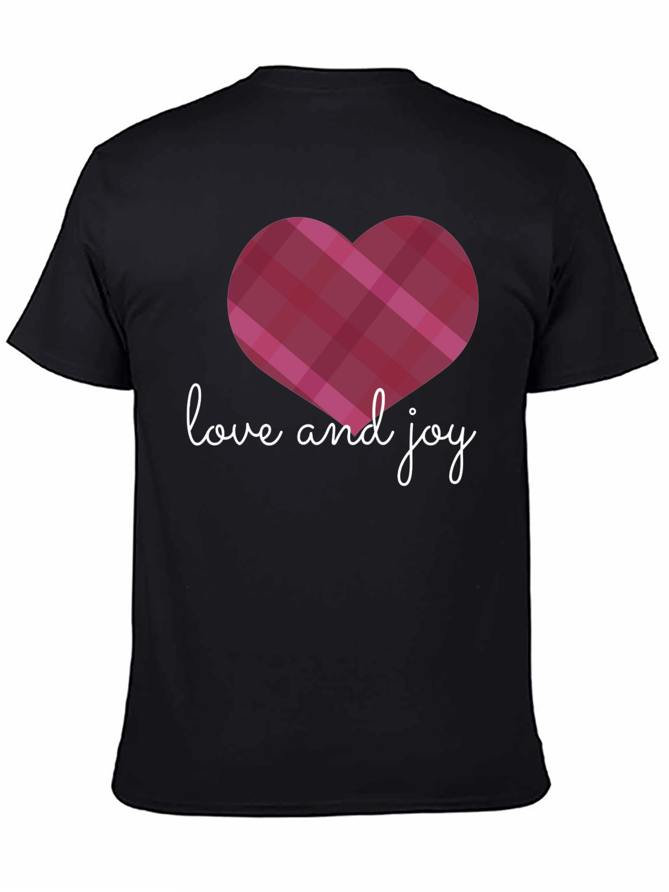 Black Love and Joy Heart Graphic Tee view 4