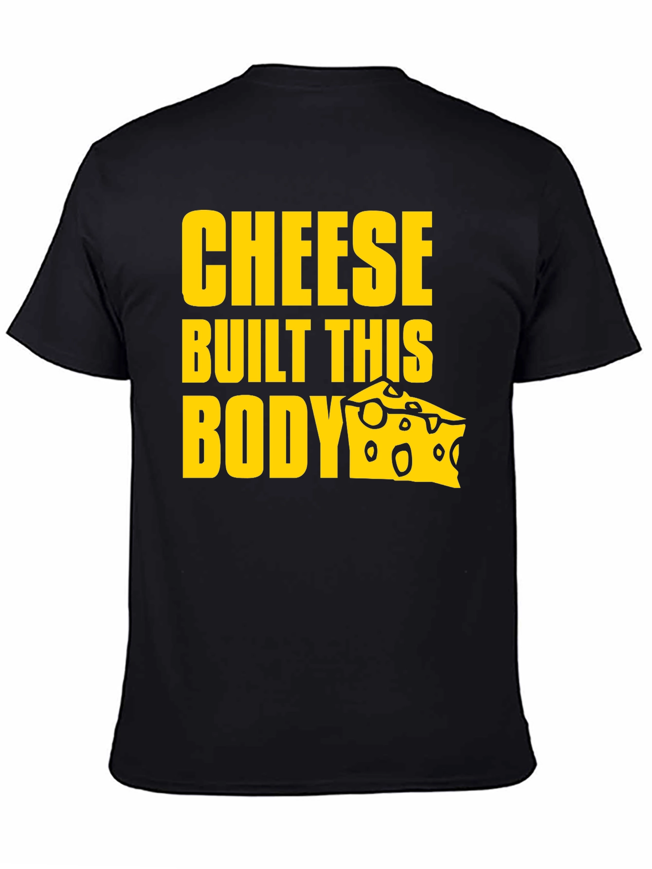 Black Cheese Built This Body Graphic T-Shirt view 4