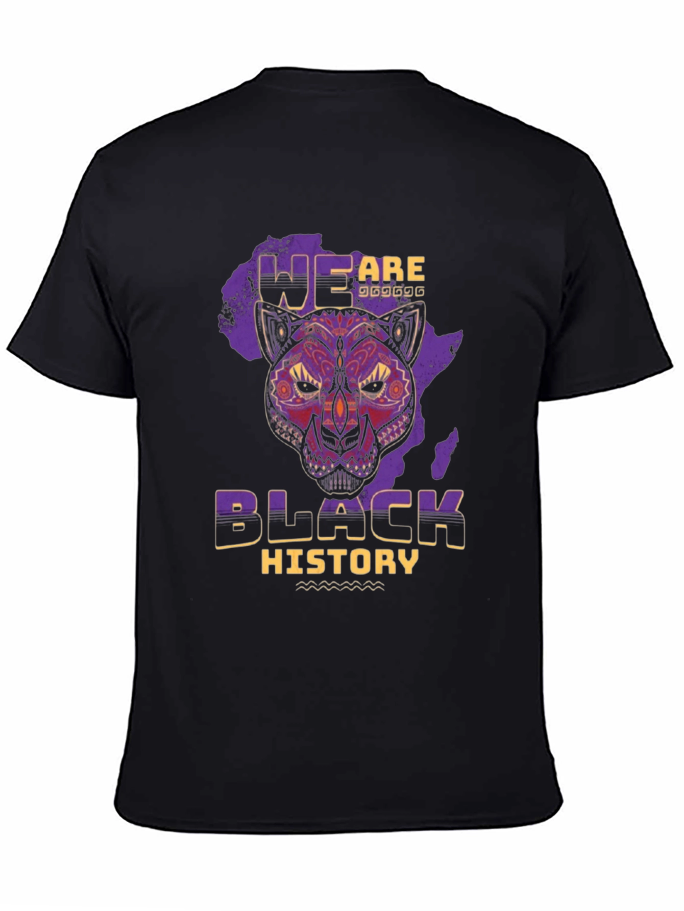 Black Black History Panther T-Shirt view 4