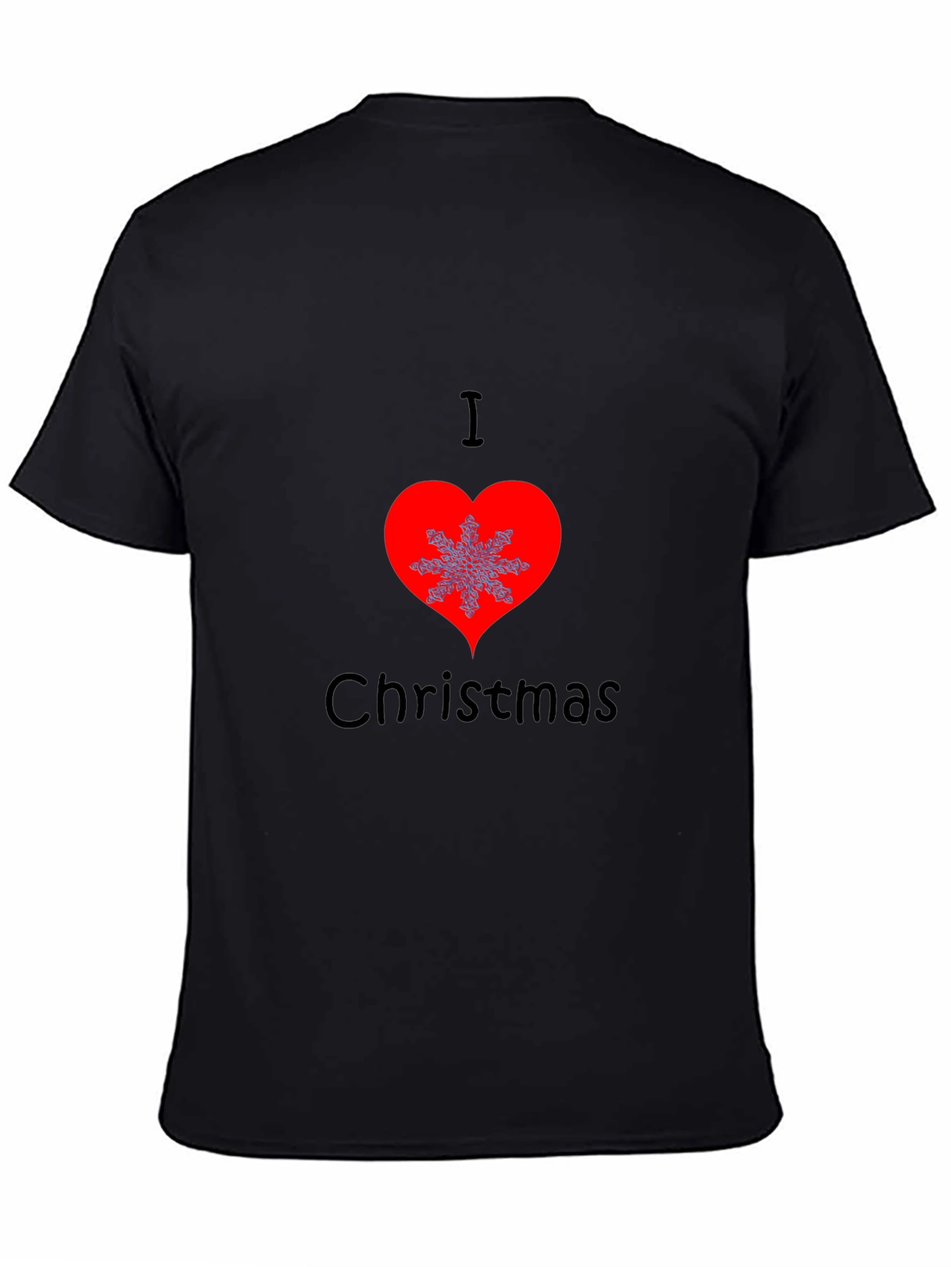 I Love Christmas T-Shirt Holiday Graphic Tee - 4