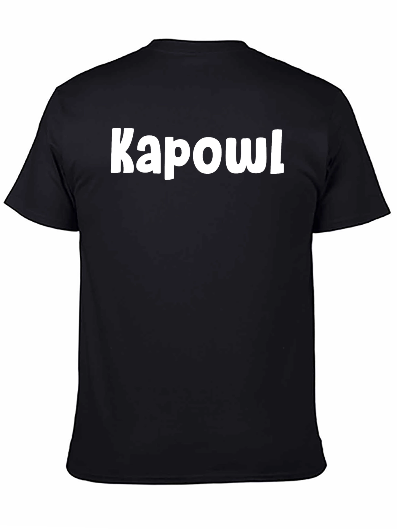 Black Kapowl Graphic Tee - Casual Black T-Shirt view 4