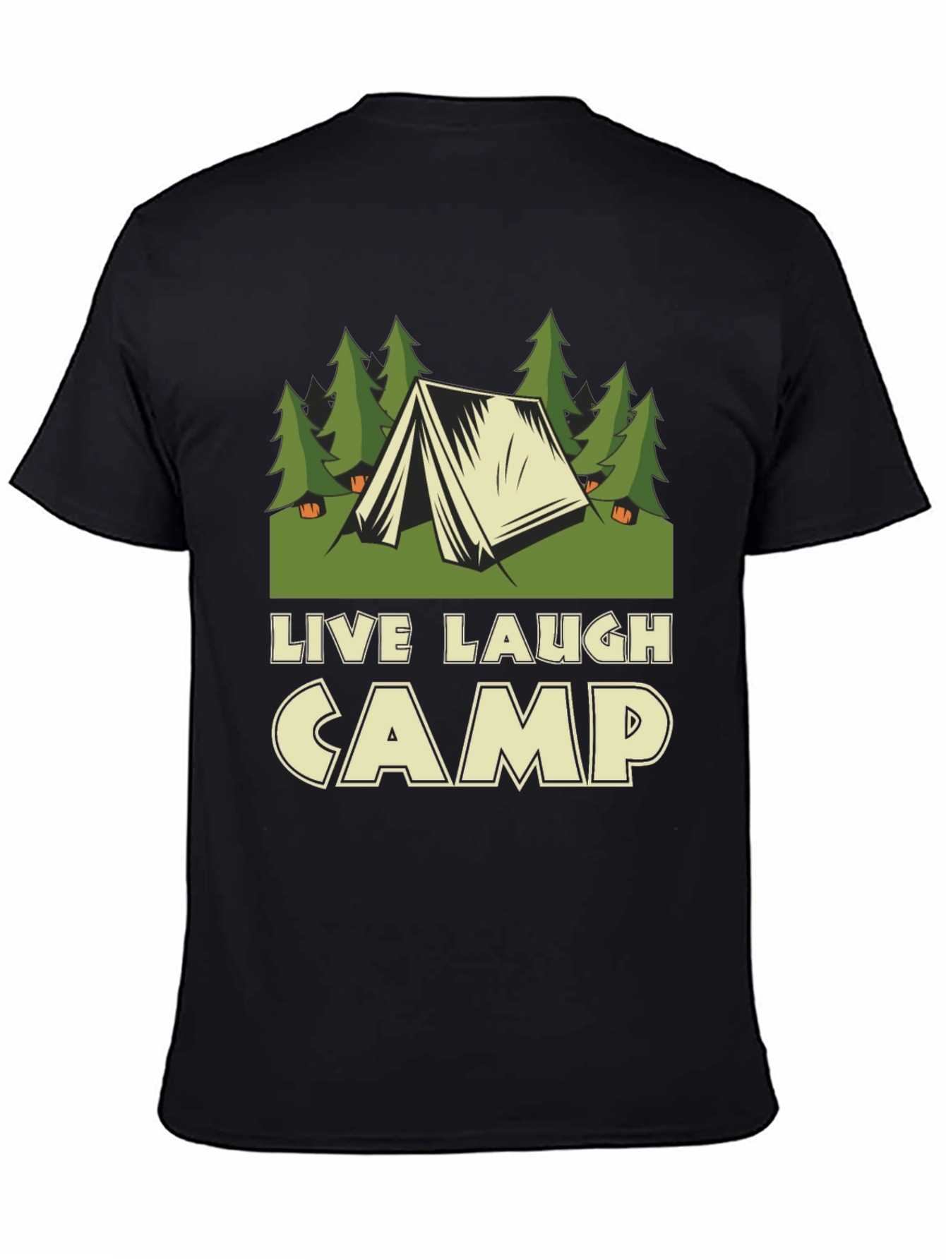 Live Laugh Camp Graphic Tee - Outdoor Adventure Shirt - 4
