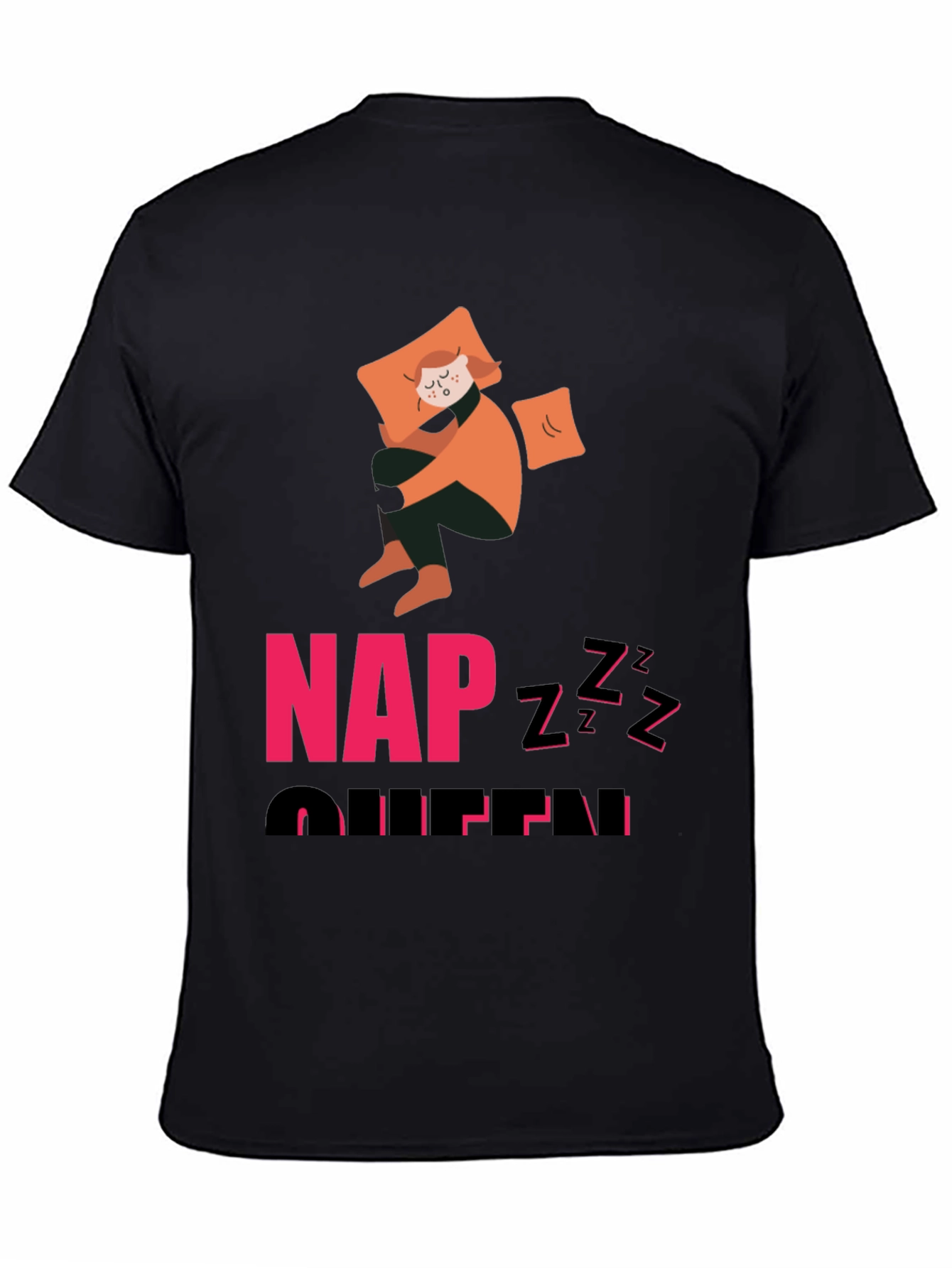 Black Nap Queen Black T-Shirt view 4