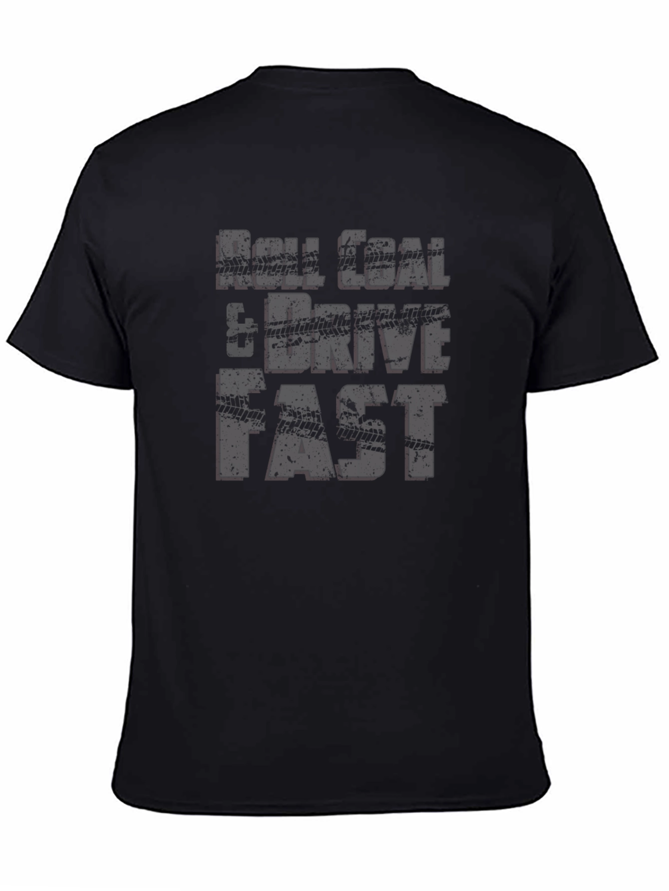 Black Roll Coal & Drive Fast Graphic Tee view 4