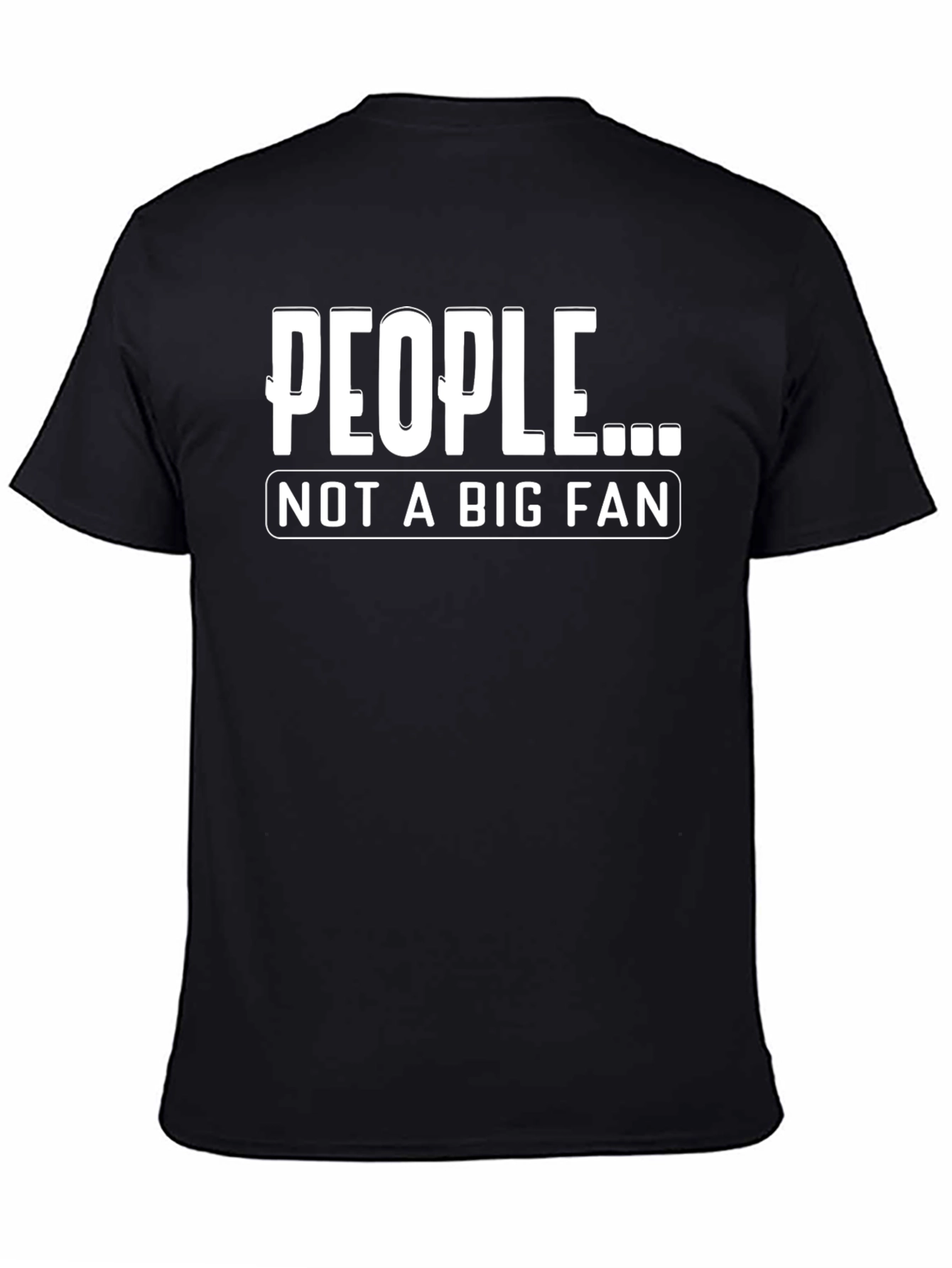 Black People... Not A Big Fan Graphic Tee - Unisex T-Shirt view 4